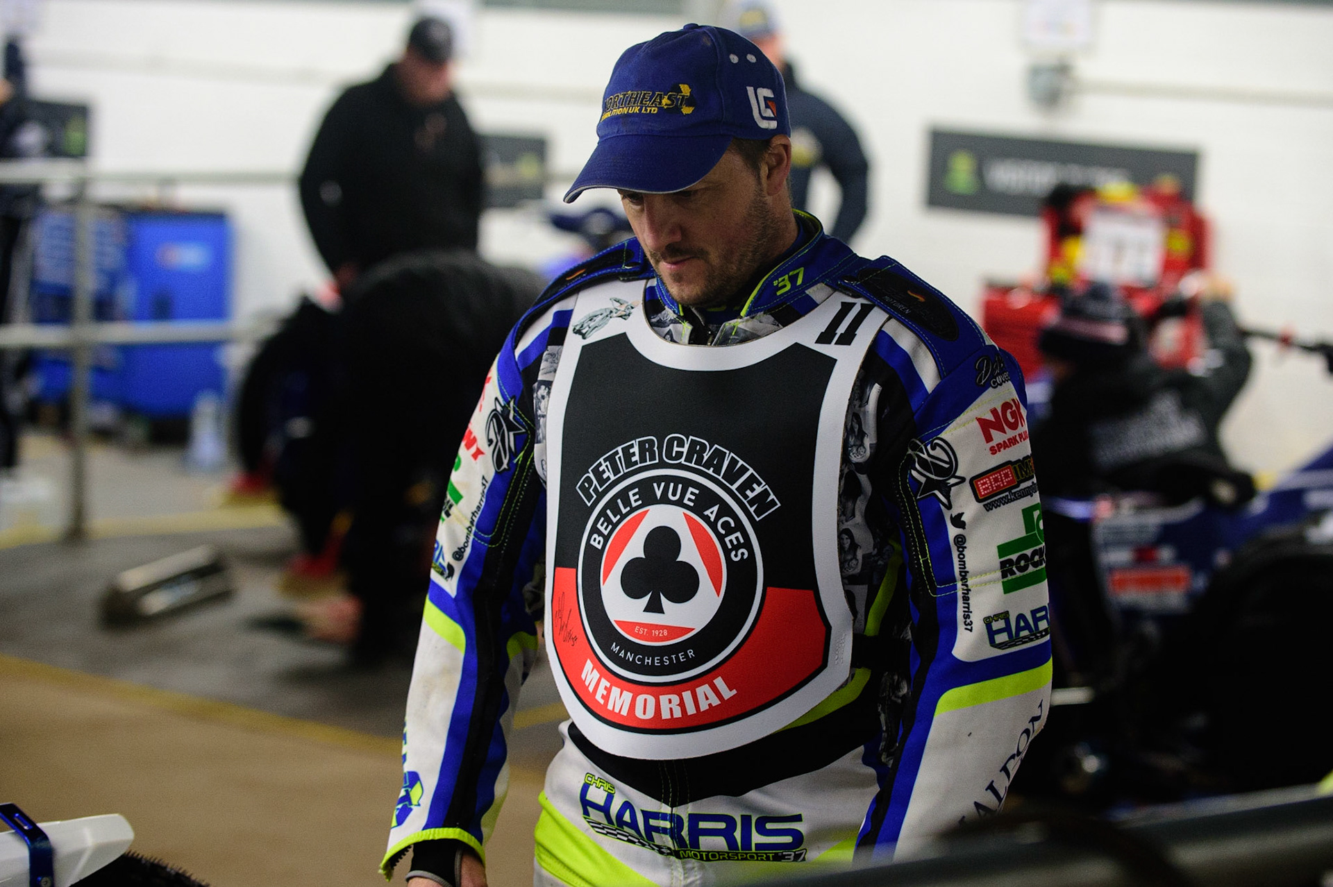 MANCHESTER, UK. OCT 23RD  Chris Harris  during the Peter Craven Memorial Trophy event at the National Speedway Stadium, Manchester on Saturday 23rd October 2021. (Credit: Ian Charles | MI News)
