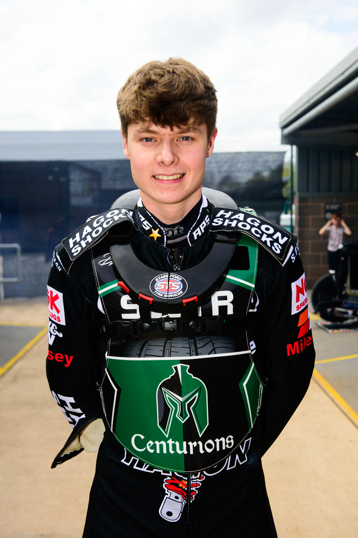 MANCHESTER, UK. APR 15TH   Dan Gilkes of Plymouth SWTR Centurions  during the National Development League match between Belle Vue Colts and Plymouth Centurions at the National Speedway Stadium, Manchester on Friday 15th April 2022. (Credit: Ian Charles | MI News)