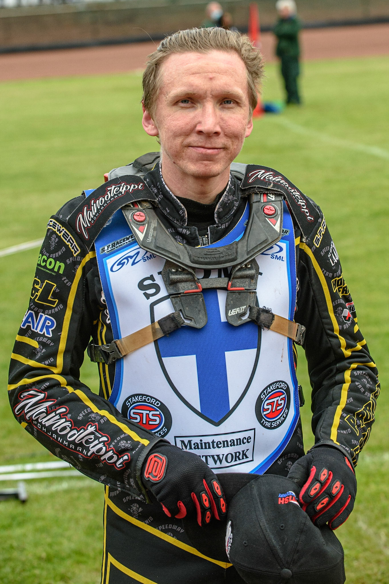 GLASGOW, UK. JUNE 19TH.  Tero Aarnio (Finland) during the FIM Speedway Grand Prix Qualifying Round at the Peugeot Ashfield Stadium, Glasgow on Saturday 19th June 2021. (Credit: Ian Charles | MI News)
