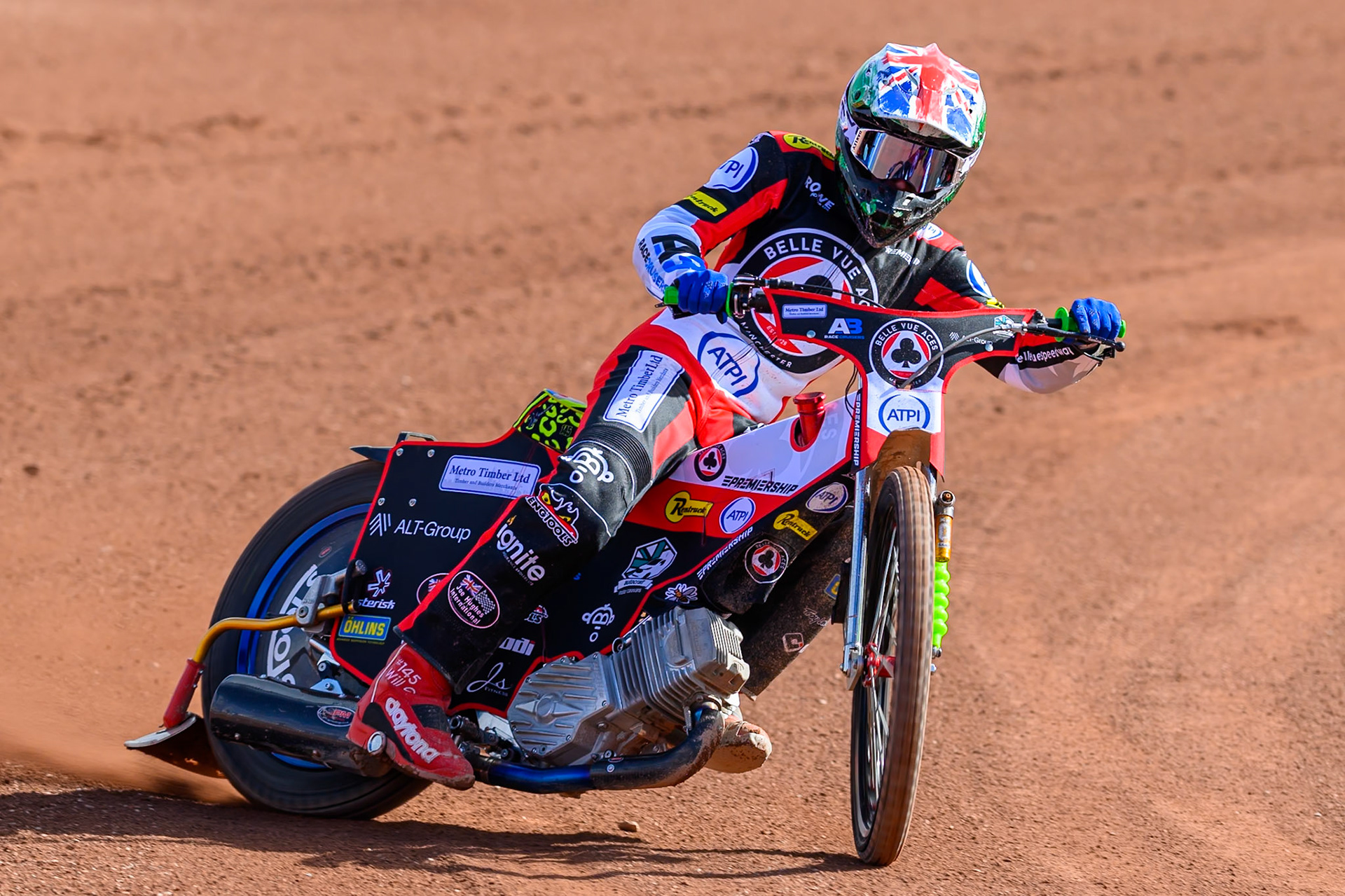 Will Cairns, Rising Star Rider of Belle Vue Aces in action during the Belle Vue Aces Media Day at the National Speedway Stadium, Manchester on Wednesday 11th March 2026. (Photo: Ian Charles | MI News)