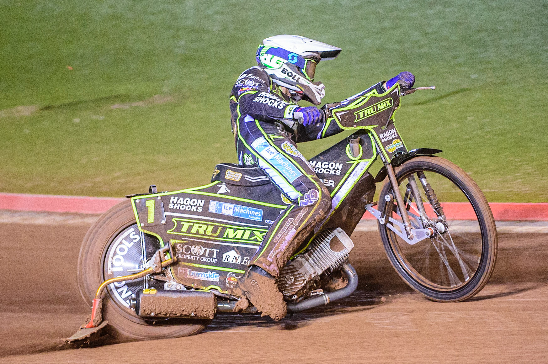 Jason Doyle  in action  for Ipswich TruMix Witches  during the SGB Premiership Semi Final 2nd Leg between Belle Vue Aces and Ipswich Witches at the National Speedway Stadium, Manchester on Monday 3rd October 2022. (Credit: Ian Charles | MI News)