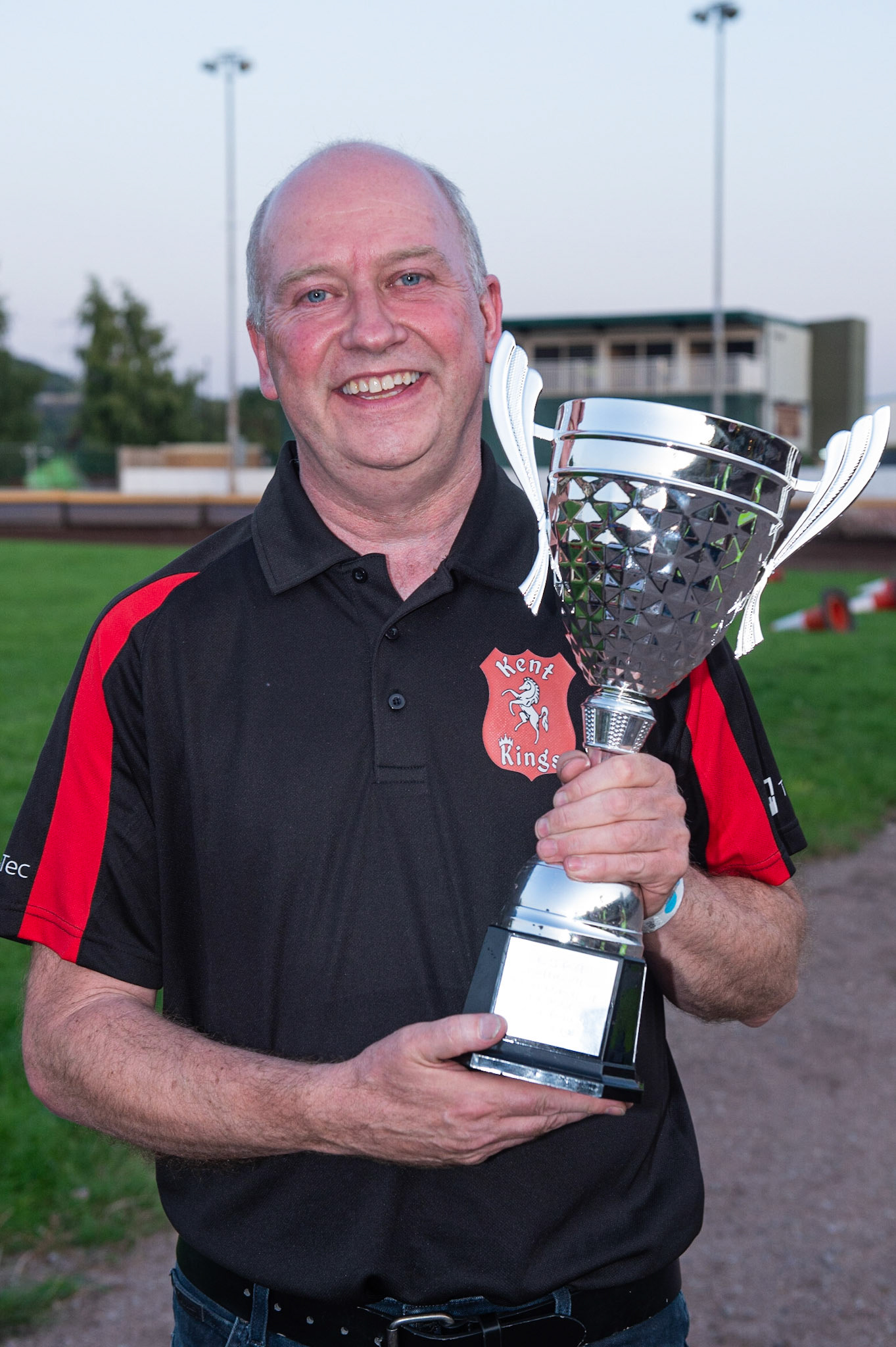 Photo by Ian Charles:

Chris Hunt with the winners trophy


National League Best pairs Championship, Owlerton Stadium, Sheffield, 25 August 2019