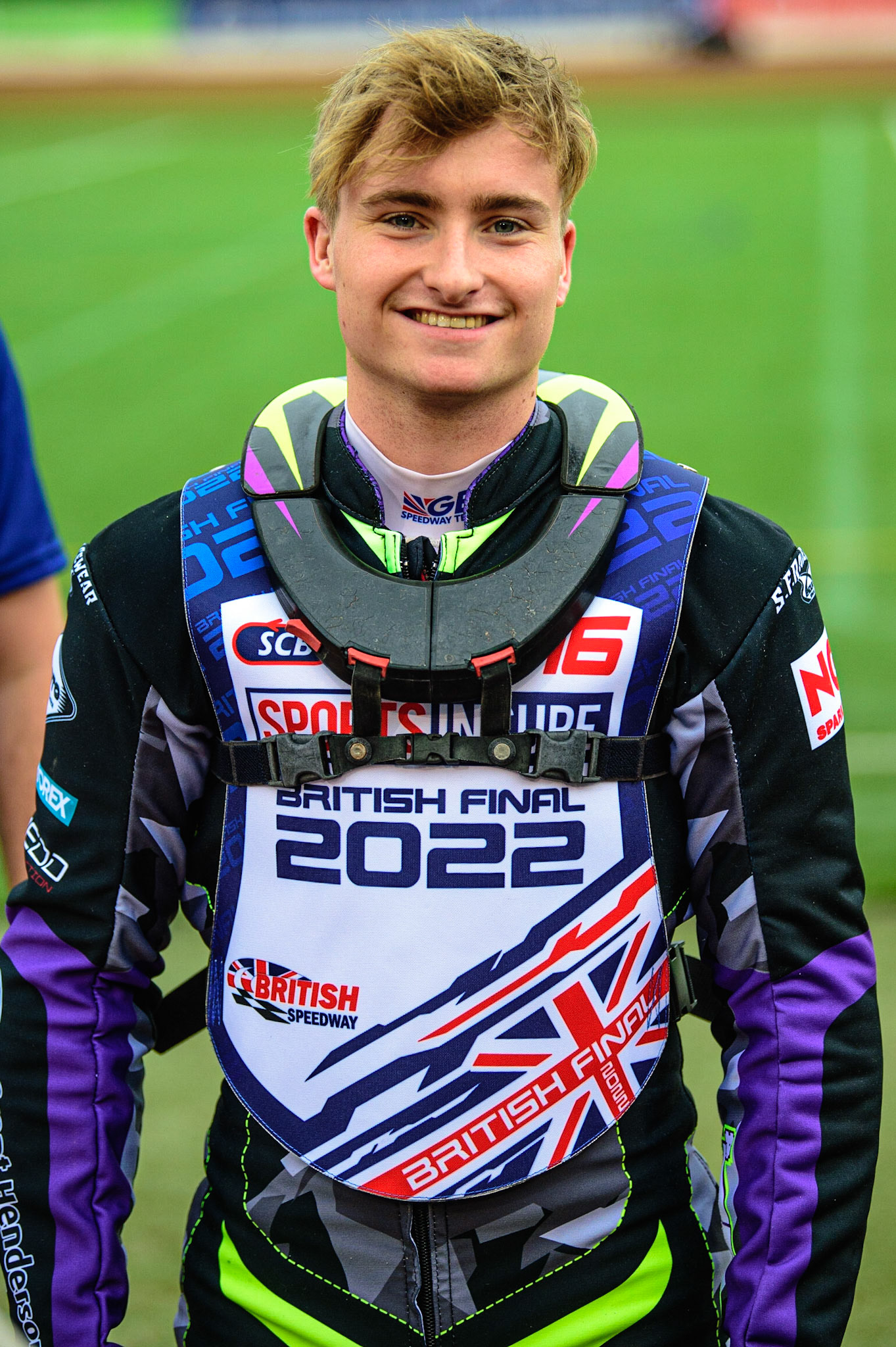 Tom Brennan during the Sports Insure British Speedway Championship Final at the National Speedway Stadium, Bellevue, Manchester, England on Monday 1st August 2022. (Photo by: Ian Charles | MI News)