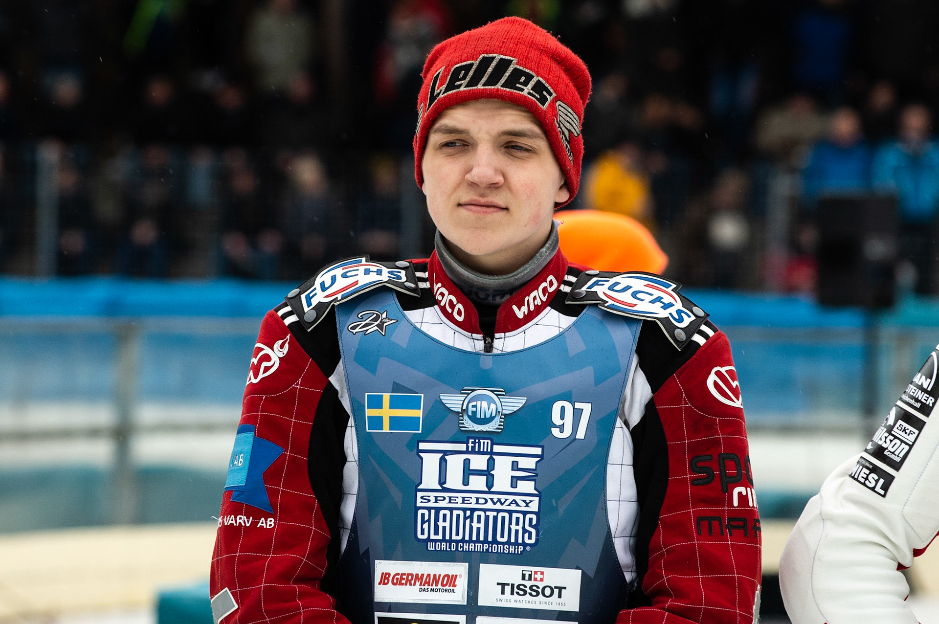 Photo: Ian Charles

Ove Ledström (97)

FIM Ice Speedway Gladiators World Championship, Final 3.2, Horst-Dohm Eisstadion, Berlin, Germany Sunday  3  March  2019