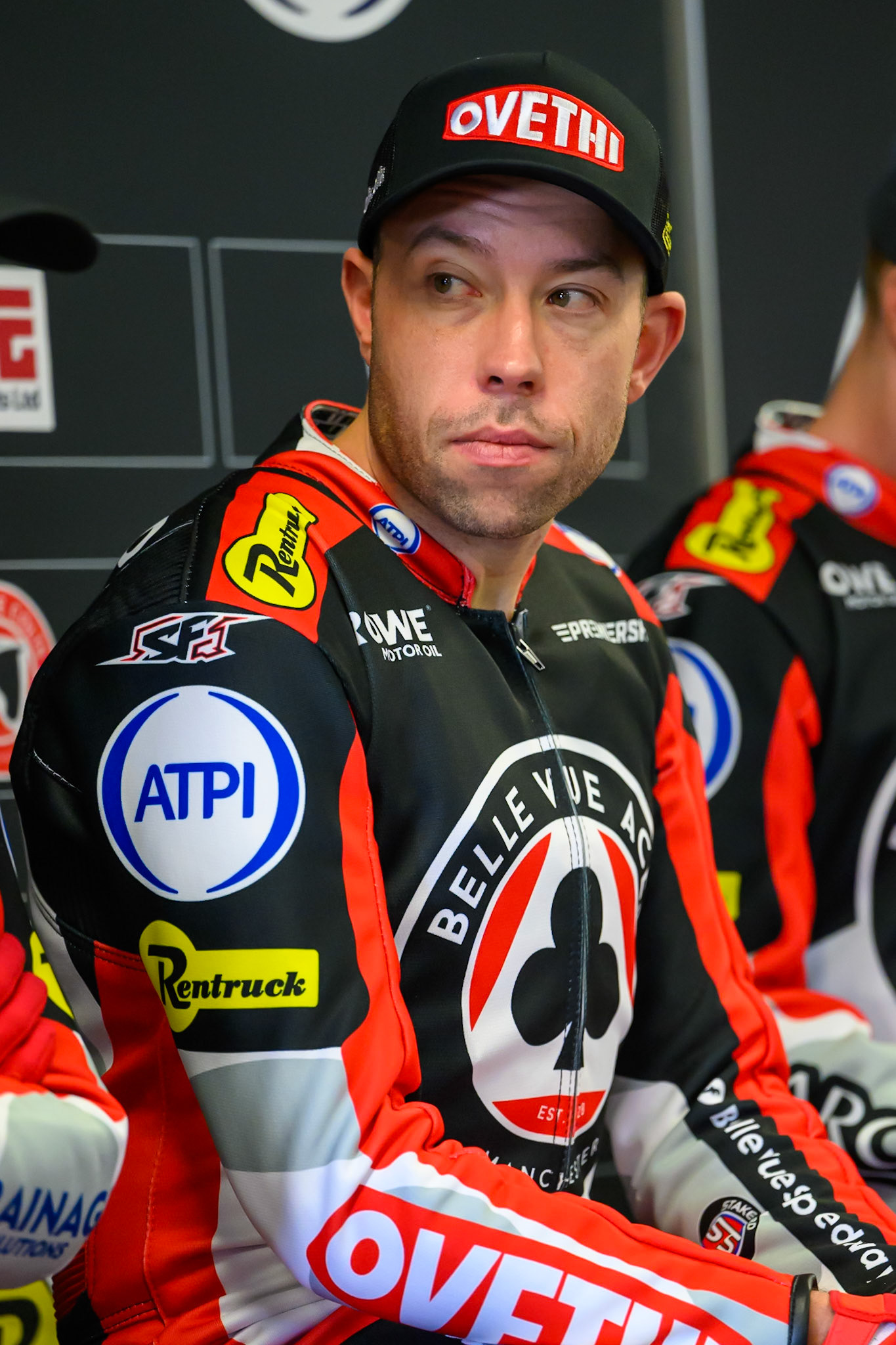 Peter Kildemand of Belle Vue Aces at the Press Conference during the Belle Vue Aces Media Day at the National Speedway Stadium, Manchester on Wednesday 11th March 2026. (Photo: Ian Charles | MI News)