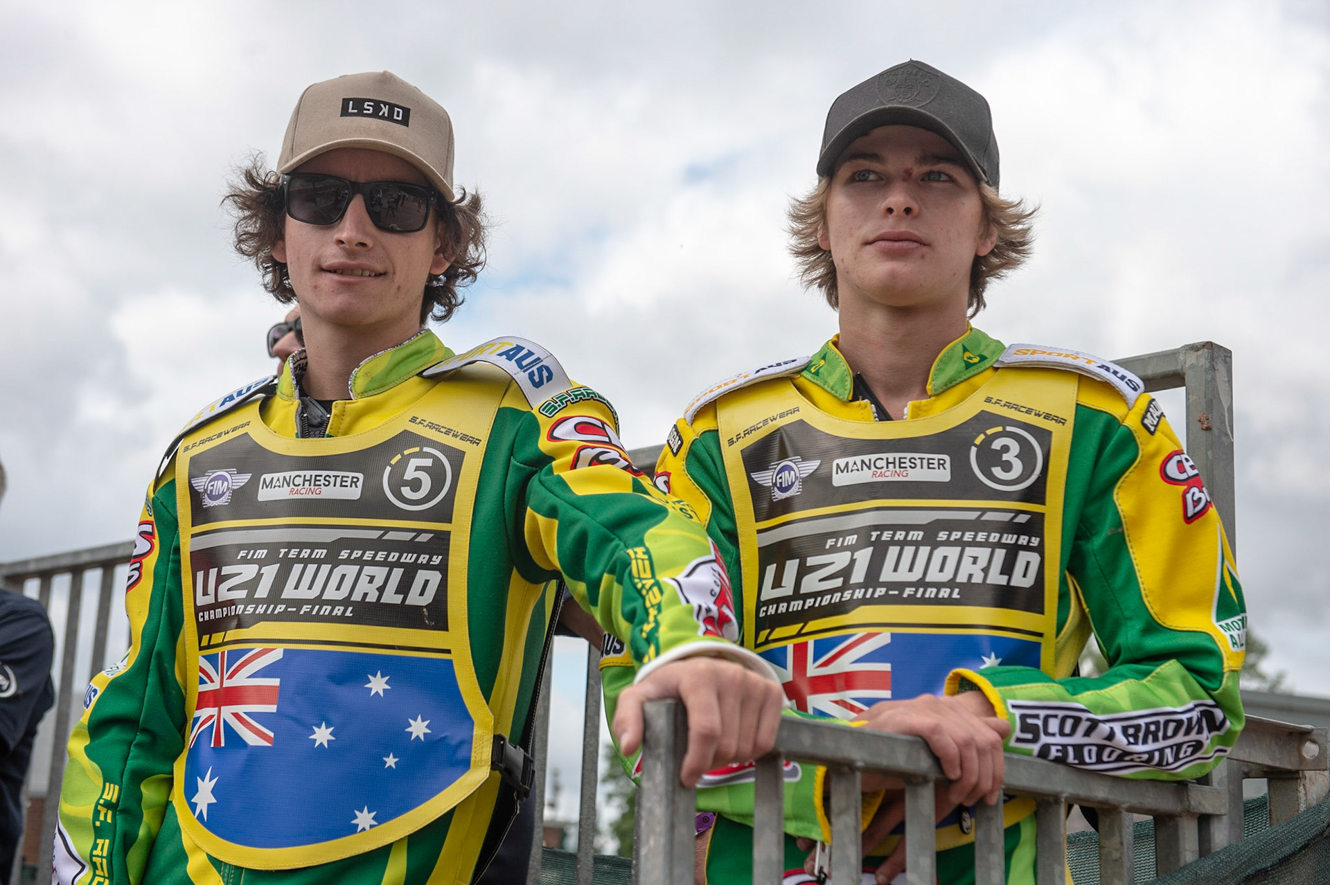 Photo: Ian Charles

Zach Cook (left) and Matthew Gilmore watch practice

FIM Team Speedway U-21 World Championship, National Speedway Stadium, Manchester Friday 12 July  2019