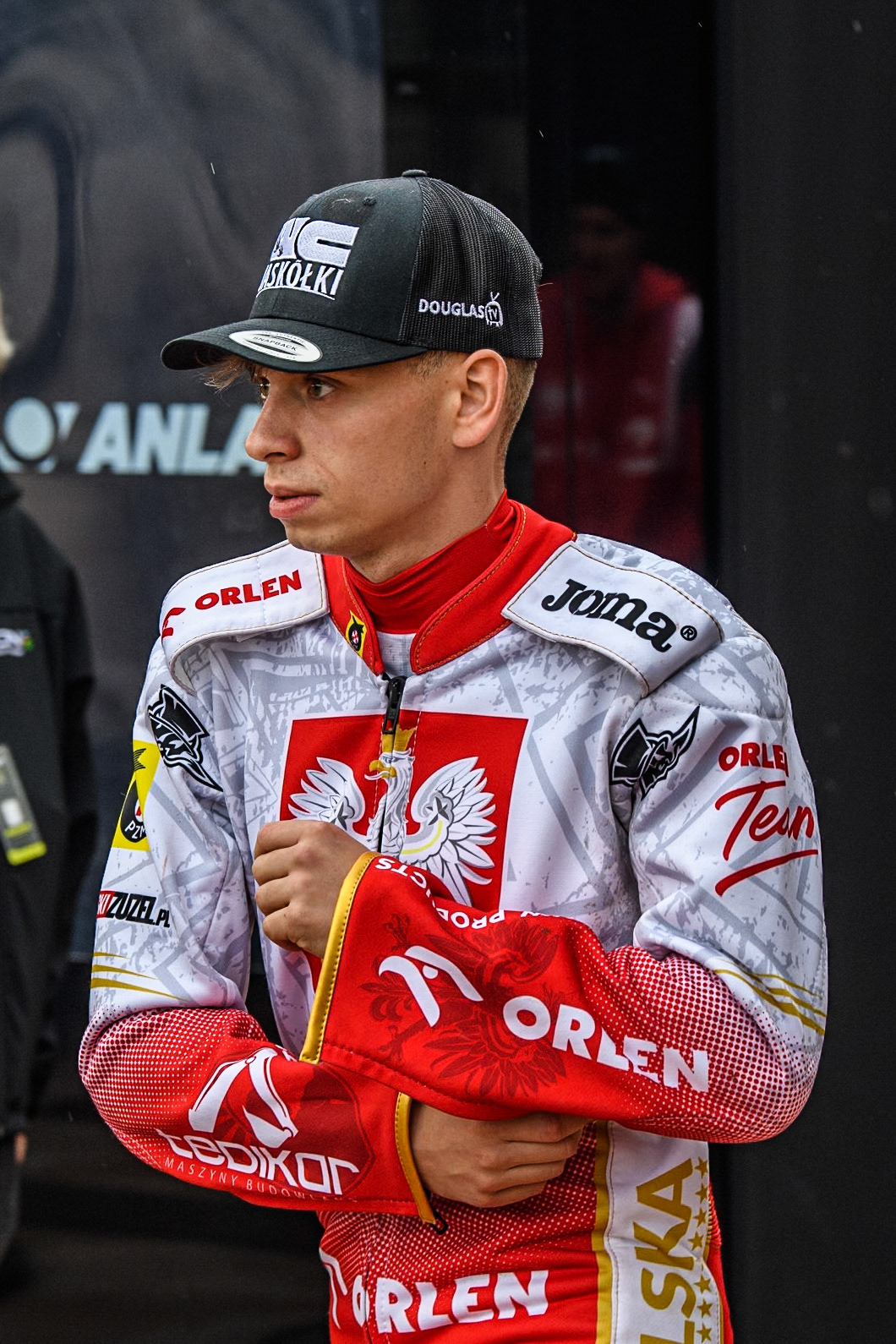 Jakub Krawczyk of Poland during the Monster Energy FIM Speedway of Nations 2 (Under 21) Final at the National Speedway Stadium, Manchester on Friday 12th July 2024. (Photo: Ian Charles | MI News)