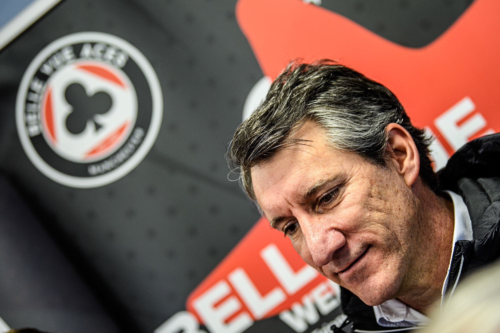 Mark Lemon, Belle Vue Aces Team Manager during the Belle Vue Aces Media Day at the National Speedway Stadium, Manchester on Wednesday 12th March 2025. (Photo: Ian Charles | MI News)