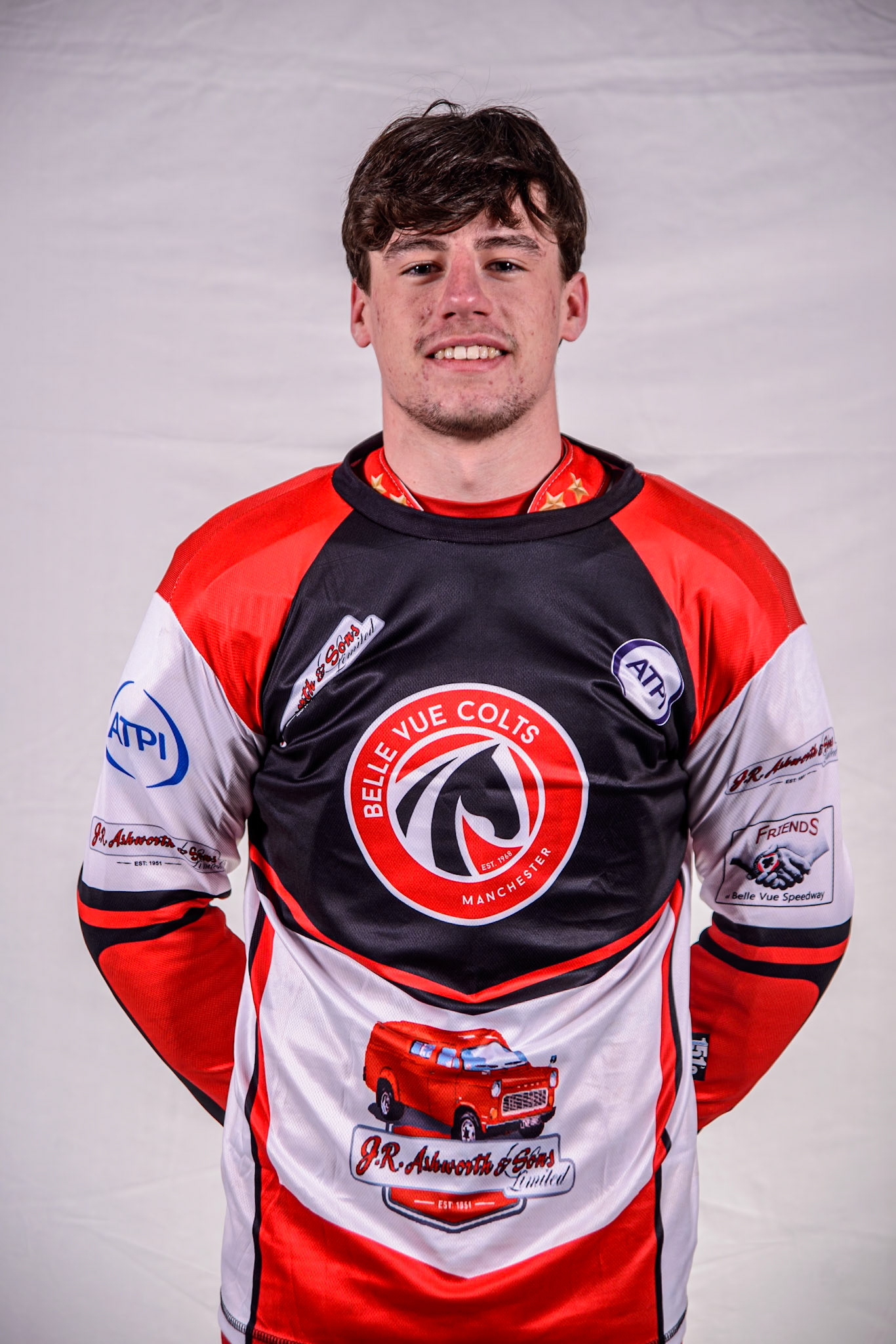 Billy Budd - Belle Vue Colts during the Belle Vue Aces Media Day at the National Speedway Stadium, Manchester on Wednesday 12th March 2025. (Photo: Ian Charles | MI News)