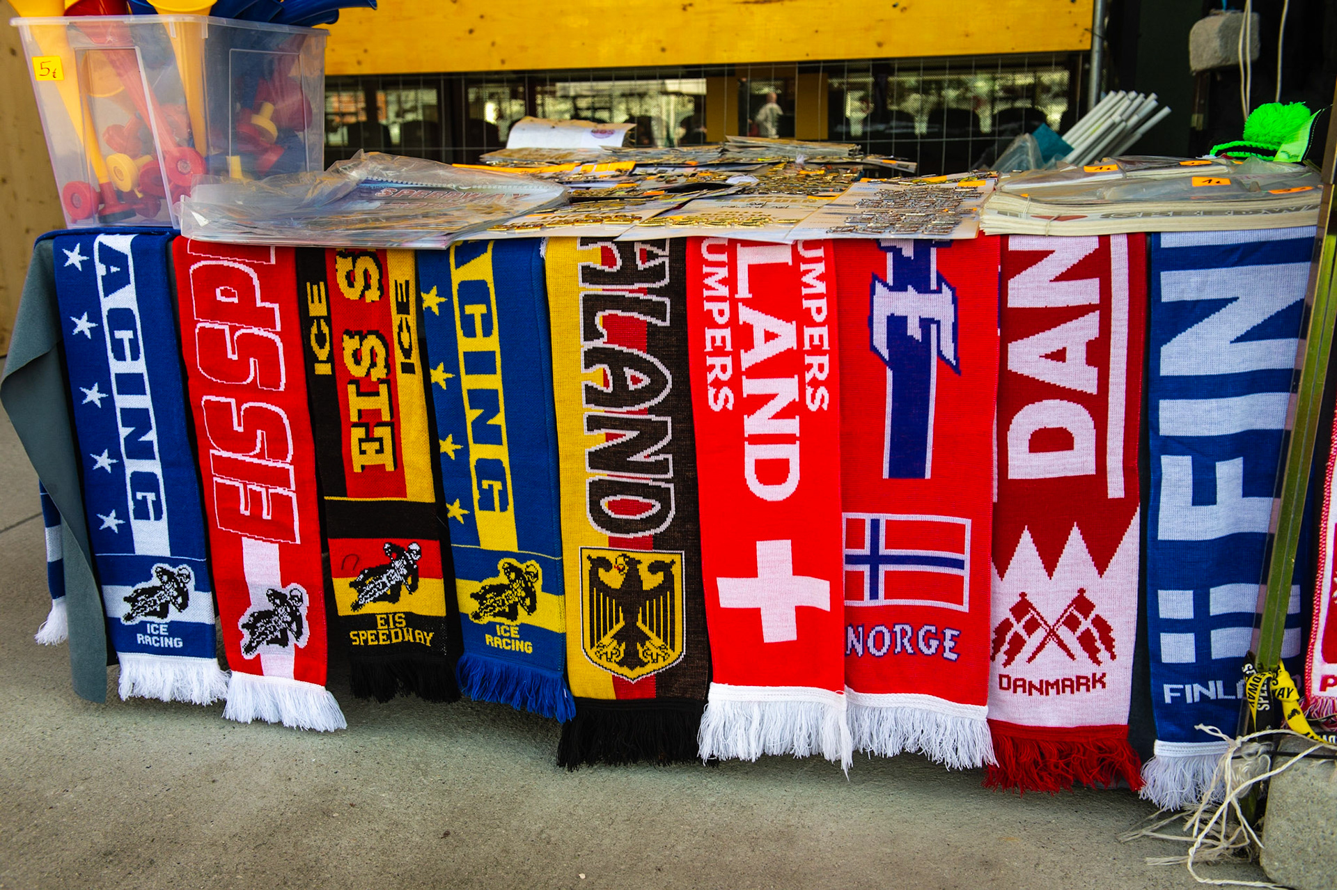 Photo: Ian Charles

Fans Scarfs

FIM Ice Speedway Gladiators World Championship, Event 4.1, Max-Aicher-Arena, Inzell, Germany, Saturday 16 March 2019