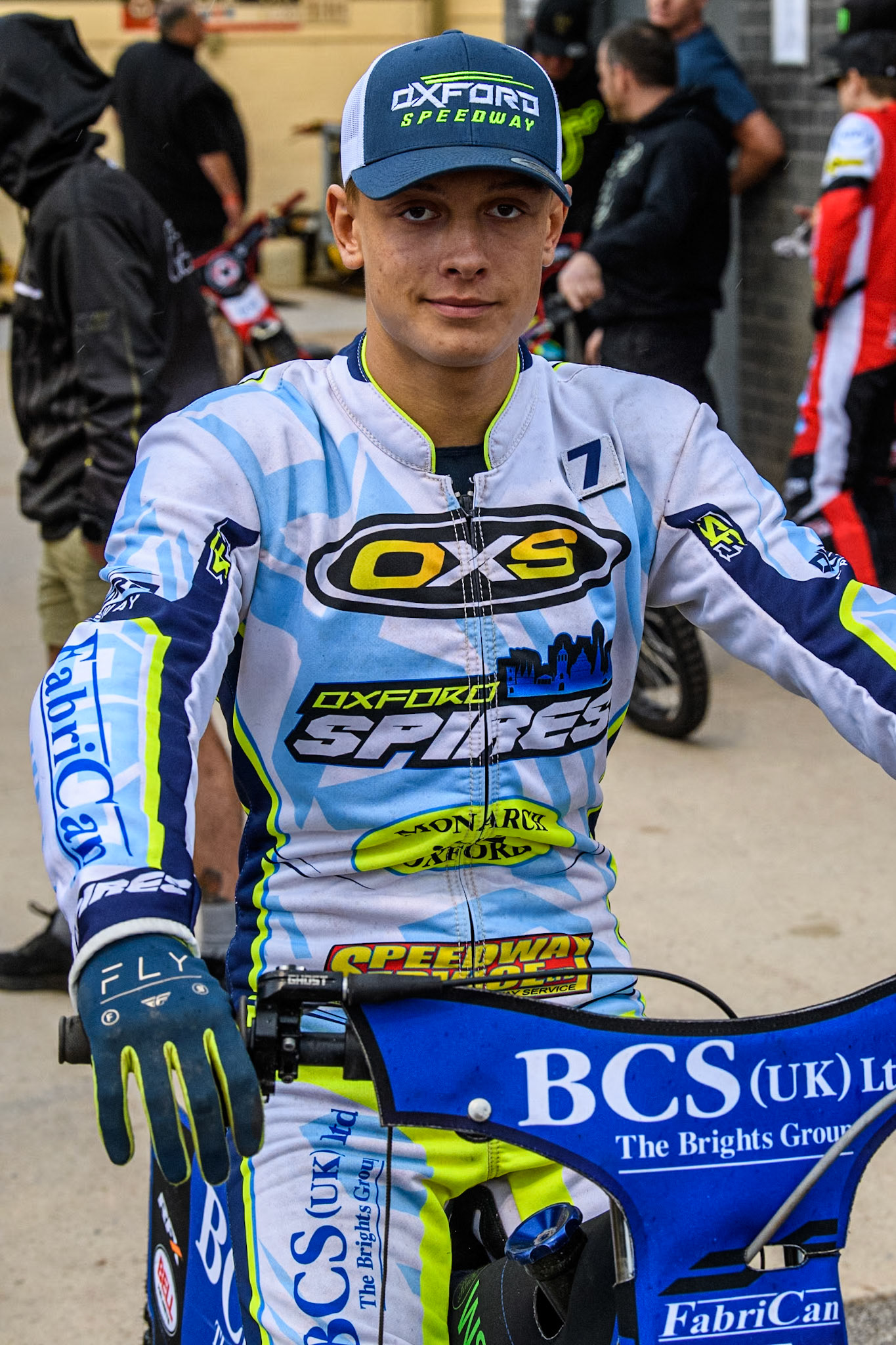 Oxford Spires' Ashton Boughen during the Rowe Motor Oil Premiership match between Belle Vue Aces and Oxford Spires at the National Speedway Stadium, Manchester on Monday 13th May 2024. (Photo: Ian Charles | MI News)