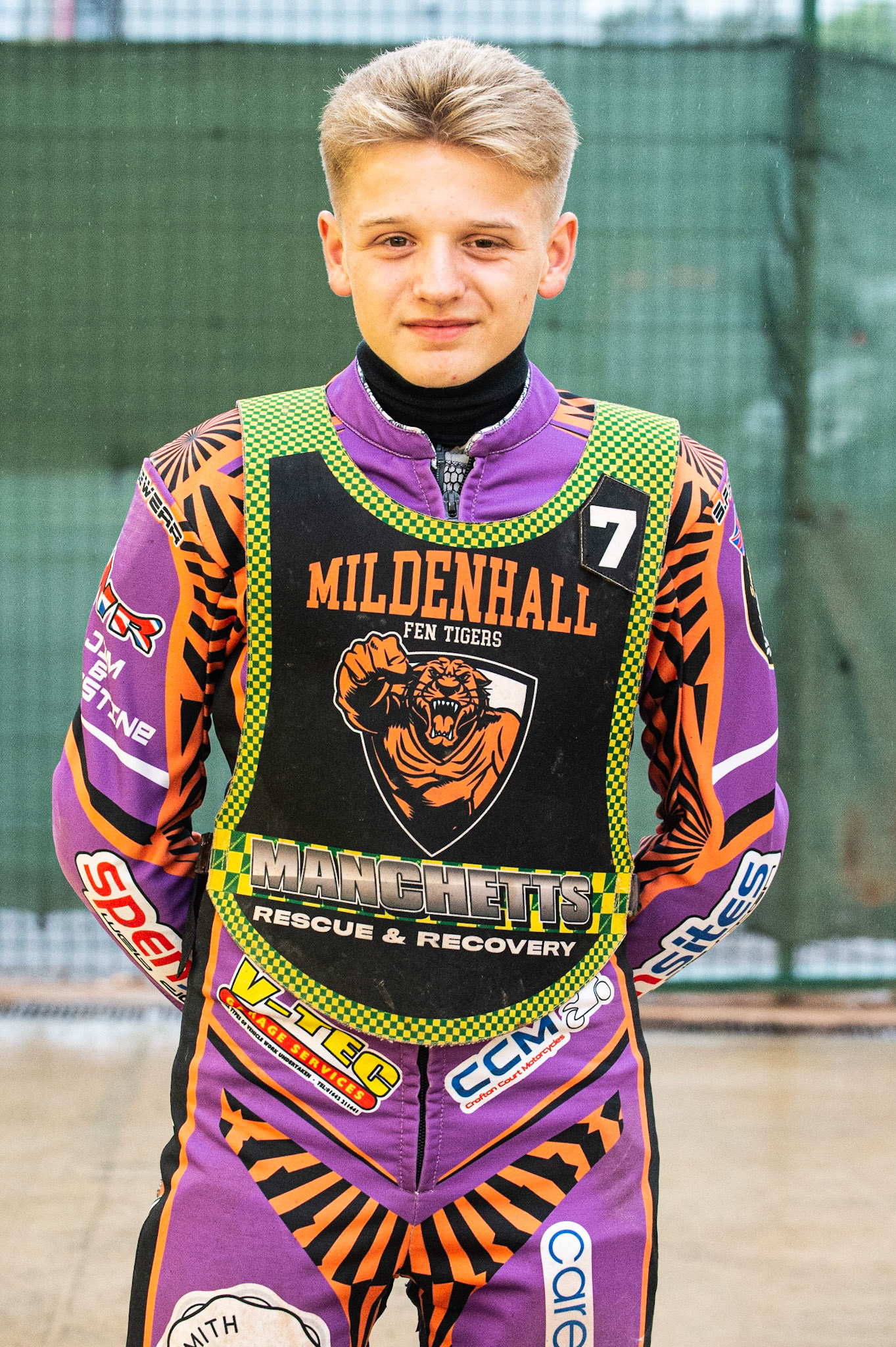 Photo: Ian Charles

Elliot Kelly   - Mildenhall Fen Tigers 

Belle Vue Colts v Mildenhall Fen Tigers, National League, Belle Vue National Speedway Stadium, Manchester, Monday 2  September  2019