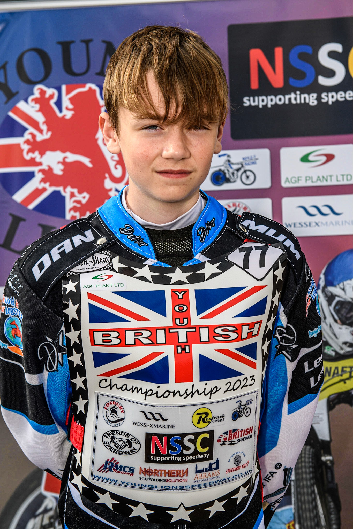 Jack Scully-Syer during the British Youth Championships at the National Speedway Stadium, Manchester on Friday 12th May 2023. (Photo: Ian Charles | MI News)