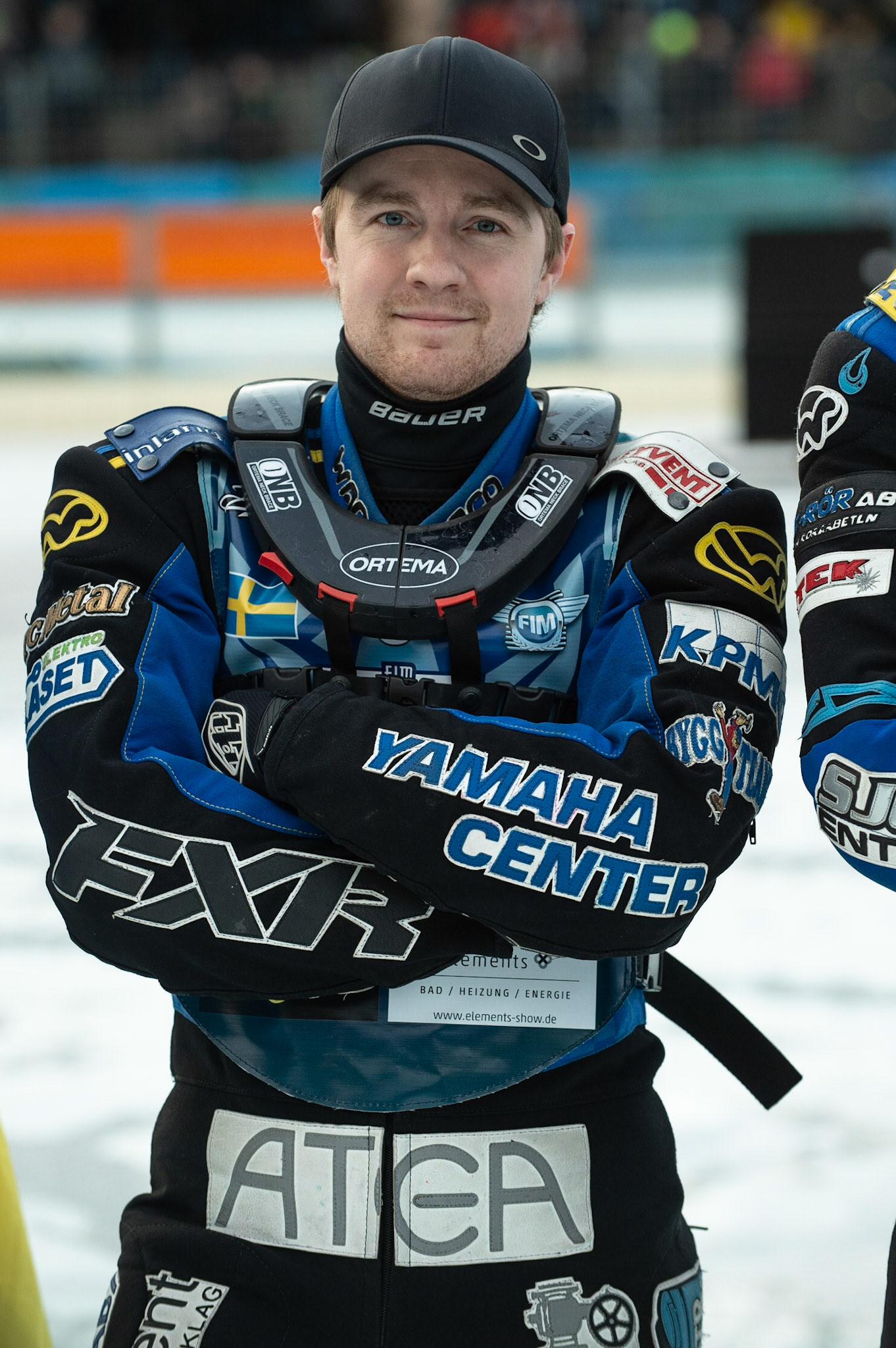 BERLIN GERMANY  - February 29   Martin Haarahiltunen of Sweden during theIce Speedway of Nations (Day 1) at the Horst-Dohm-Eisstadion, Berlin,  on Saturday 29 February 2020. (Credit: Ian Charles | MI News)
