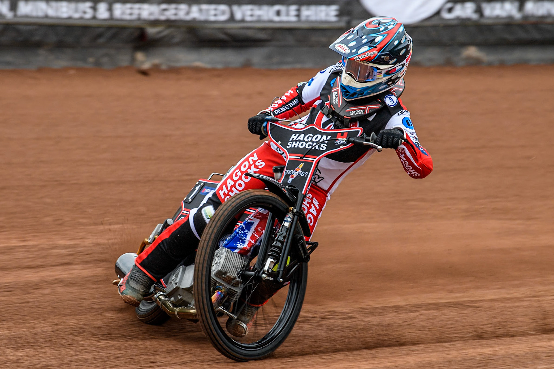 Belle Vue Colts' rider Sam Hagon in action during the Belle Vue Aces Media Day at the National Speedway Stadium, Manchester on Monday 11th March 2024. (Photo: Ian Charles | MI News)