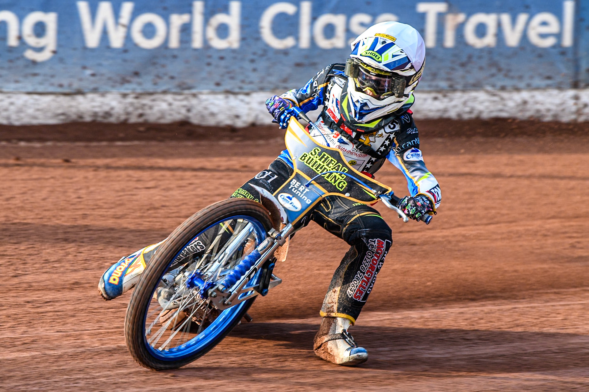 Oliver Bovingdon (125cc) in action during the British Youth 250cc Championships at the National Speedway Stadium, Manchester on Friday 30th August 2024. (Photo: Ian Charles | MI News)