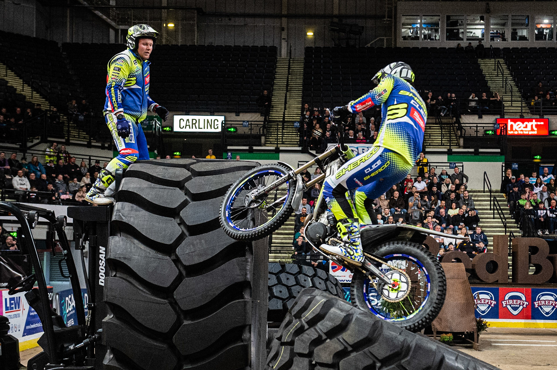 SHEFFIELD, ENGLAND  - DECEMBER 28TH   Jack Peace, UK (Sherco) on Section 5 during the 25th Anniversary Sheffield Indoor Trial at the FlyDSA Arena, Sheffield on Saturday 28th December 2019. (Credit: Ian Charles | MI News)