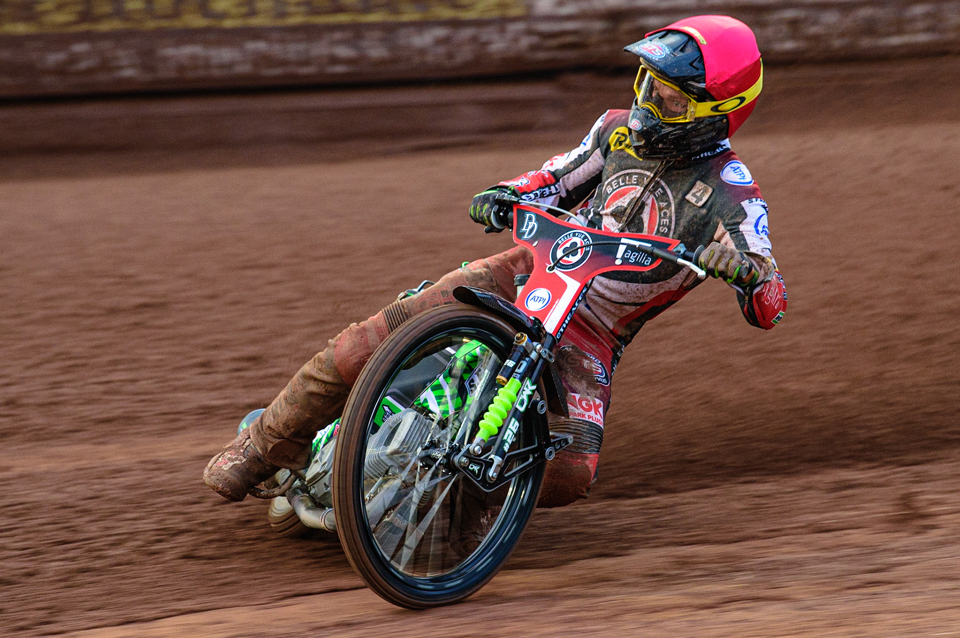 MANCHESTER, UK. MAY 16TH Charles Wright  in action  for Belle Vue ATPI Aces  during the SGB Premiership match between Belle Vue Aces and King's Lynn Stars at the National Speedway Stadium, Manchester on Monday 16th May 2022. (Credit: Ian Charles | MI News)