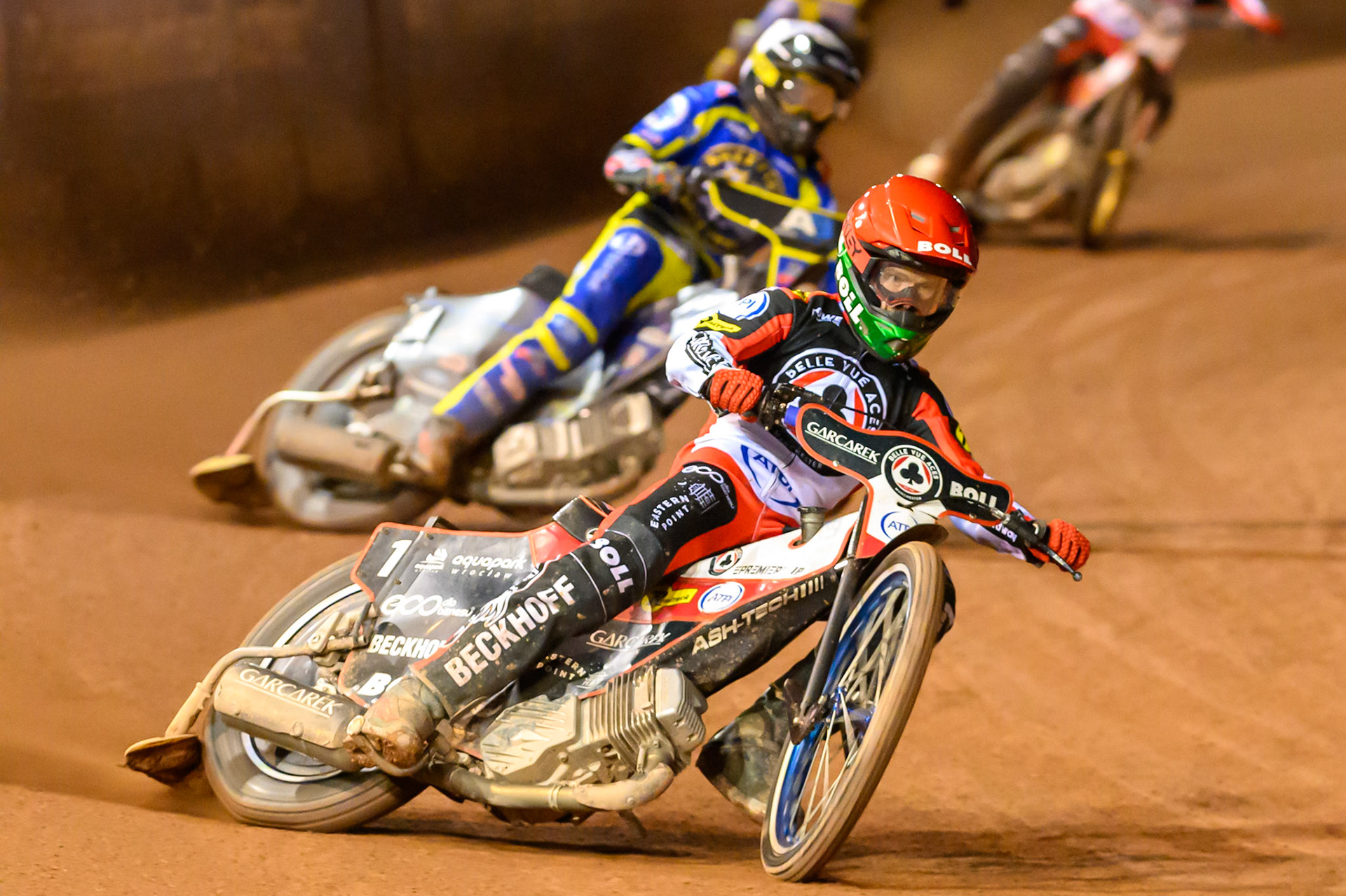 during the Rowe Motor Oil Premiership match between Belle Vue Aces and Sheffield Tigers at the National Speedway Stadium, Manchester on Monday 14th September 2026. (Photo: Ian Charles | MI News)