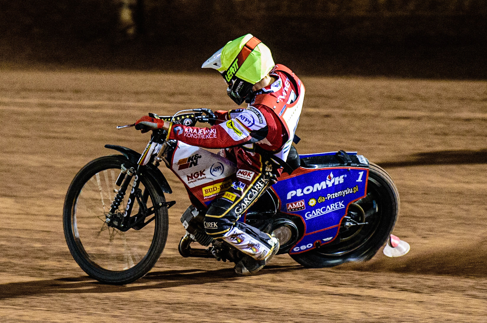 Dan Bewley  in action  during the Peter Craven Memorial Trophy  at the National Speedway Stadium, Manchester on Monday 3rd April 2023. (Photo: Ian Charles | MI News)
