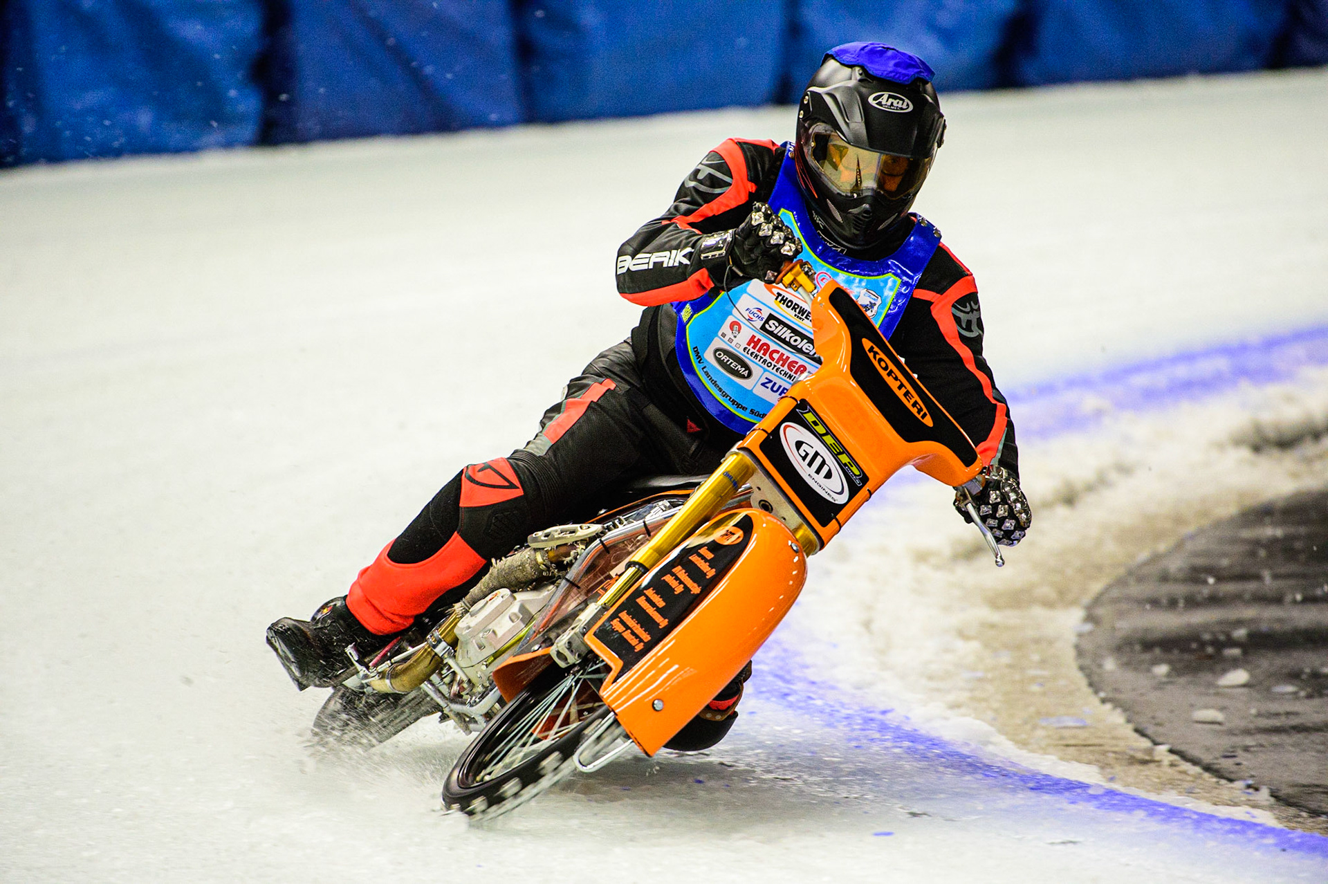 Jouni Seppänen in action during the Race of Legends at the Max-Aicher-Arena, Inzell on Friday 17th March 2023. (Photo: Ian Charles | MI News)