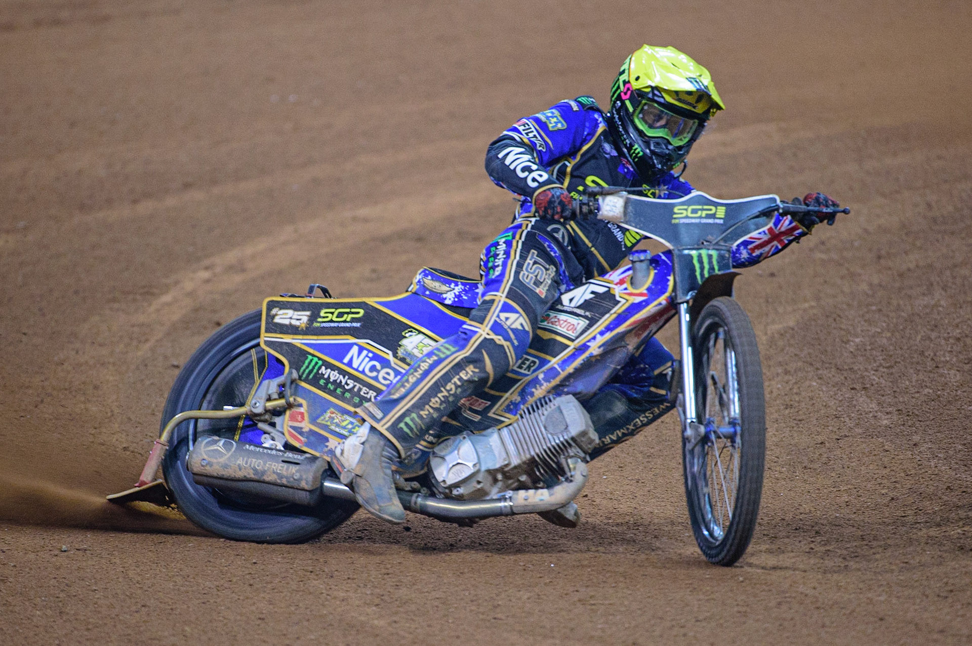 Jack Holder (25) in action  during the FIM  Speedway Grand Prix of Great Britain at the Principality Stadium, Cardiff on Saturday 13th August 2022. (Credit: Ian Charles | MI News
