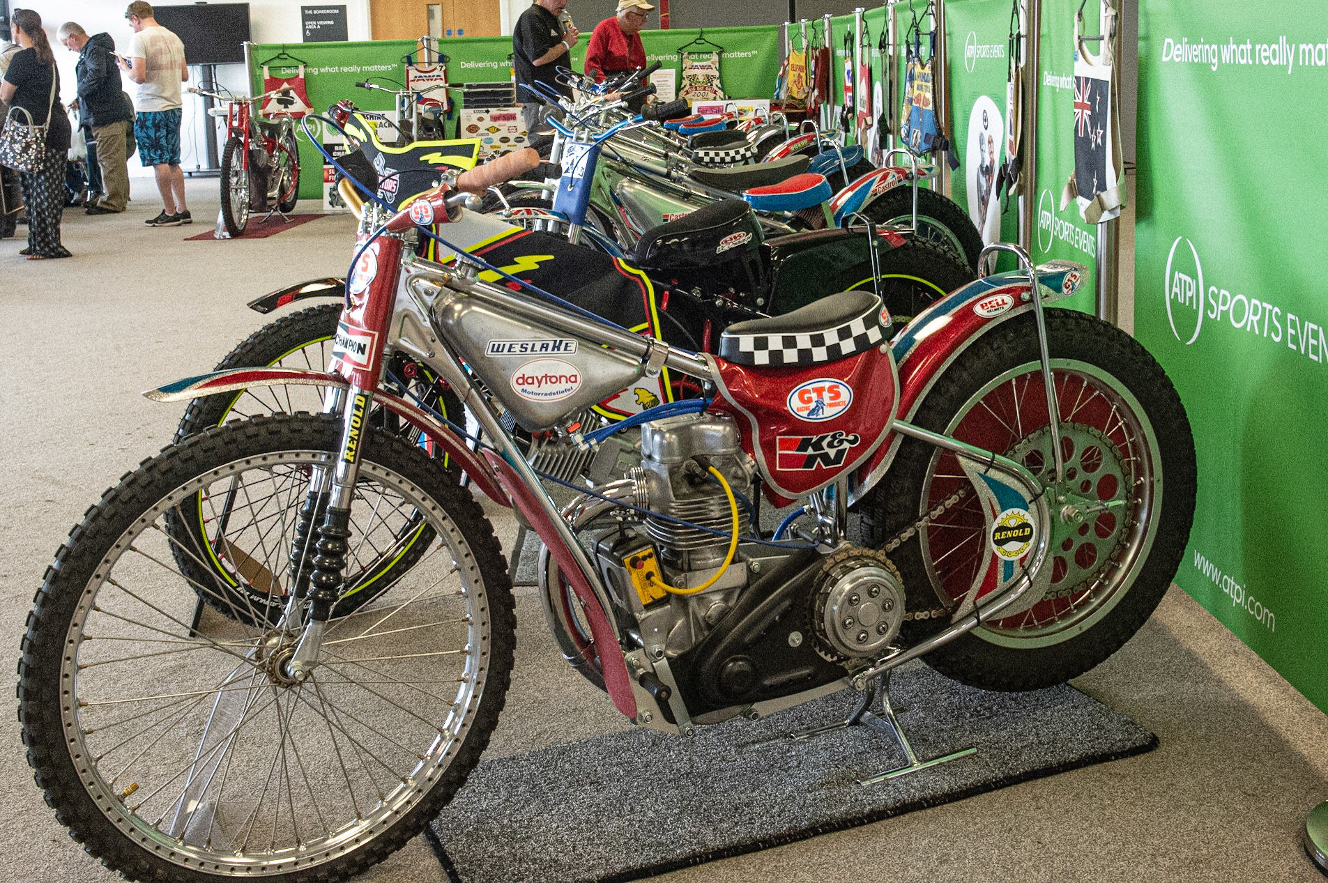 Photo: Ian Charles

Display of old bikes in the Collectors Fayre

Summer Speed Saturday & British Youth Speedway Championship Round 5, National Speedway Stadium, Manchester, Saturday 22 June 2019