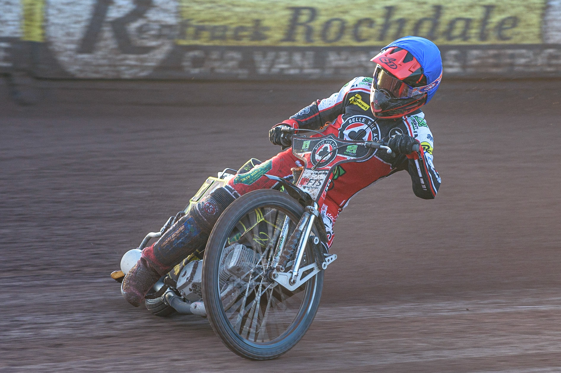 MANCHESTER, UK. JULY 15TH   Jye Etheridge  in action for Belle Vue BikeRight Aces  during the SGB Premiership match between Belle Vue Aces and Wolverhampton Wolves at the National Speedway Stadium, Manchester on Thursday 15th July 2021. (Credit: Ian Charles | MI News)