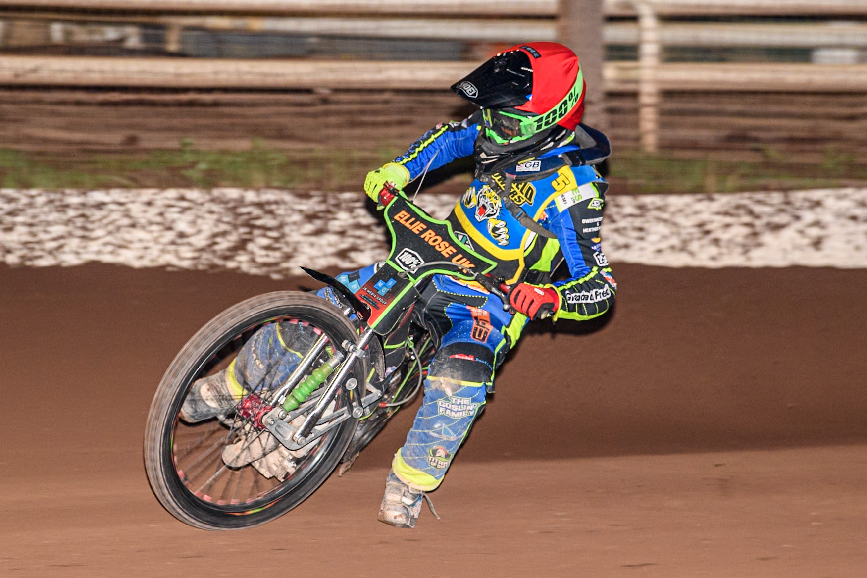 Sheffield Tiger Cubs' Luke Harrison  in action during the WSRA National Development League match between Sheffield Tiger Cubs and Belle Vue Colts at Owlerton Stadium, Sheffield on Thursday 12th September 2024. (Photo: Ian Charles | MI News)