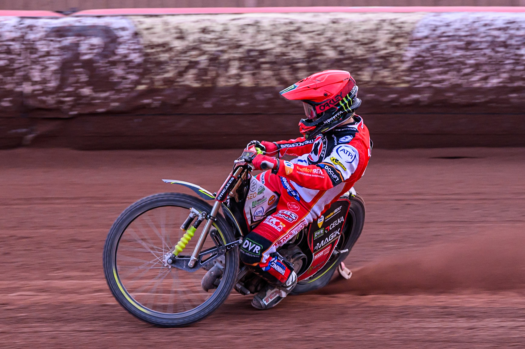 Belle Vue Aces' Jaimon Lidsey  in action during the Rowe Motor Oil Premiership match between Belle Vue Aces and Ipswich Witches at the National Speedway Stadium, Manchester on Monday 30th June 2025. (Photo: Ian Charles | MI News)