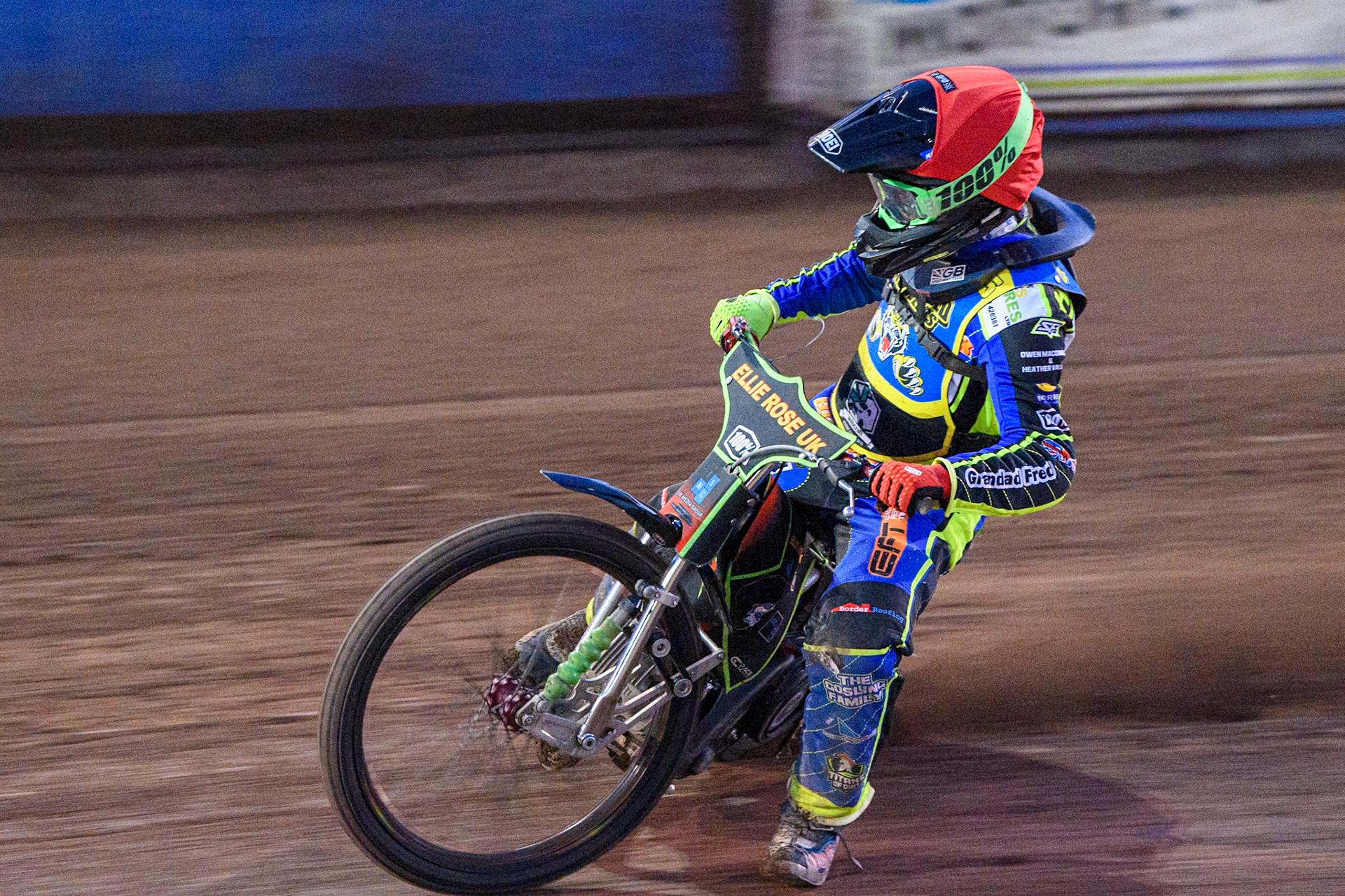 Sheffield Tiger Cubs' Luke Harrison  in action during the WSRA National Development League match between Sheffield Tiger Cubs and Belle Vue Colts at Owlerton Stadium, Sheffield on Thursday 12th September 2024. (Photo: Ian Charles | MI News)