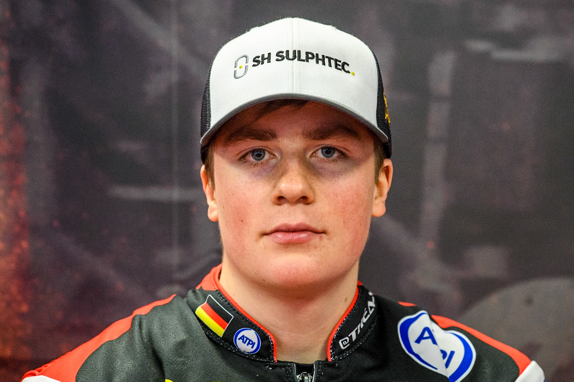 Belle Vue Aces' rider Norick Blödorn during the Belle Vue Aces Media Day at the National Speedway Stadium, Manchester on Monday 11th March 2024. (Photo: Ian Charles | MI News)