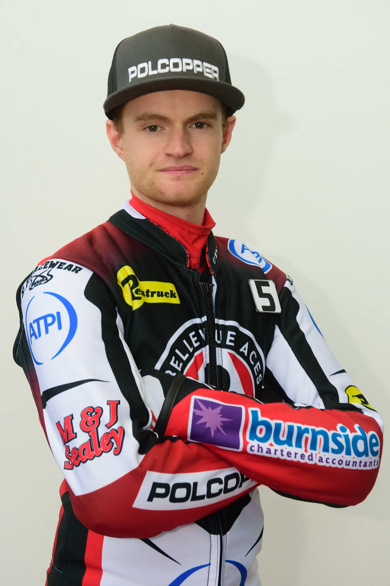 MANCHESTER, UK. APRIL 12TH: Brady Kurtz, Captain of the Belle Vue Aces at the Discovery Networks Eurosport Speedway Season Launch at the National Speedway Stadium, Manchester on Tuesday 12th April 2022 (Credit: Ian Charles | MI News)