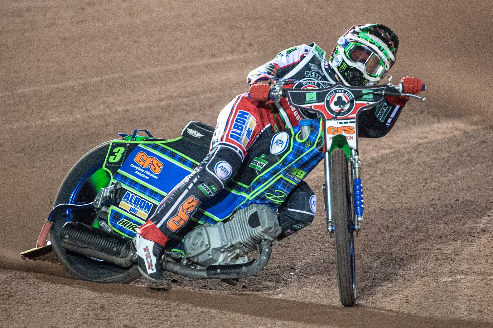 Photo: Ian CharlesDan Bewley in action Peter Craven Memorial Trophy, National Speedway Stadium, Manchester Thursday  22  October  2020