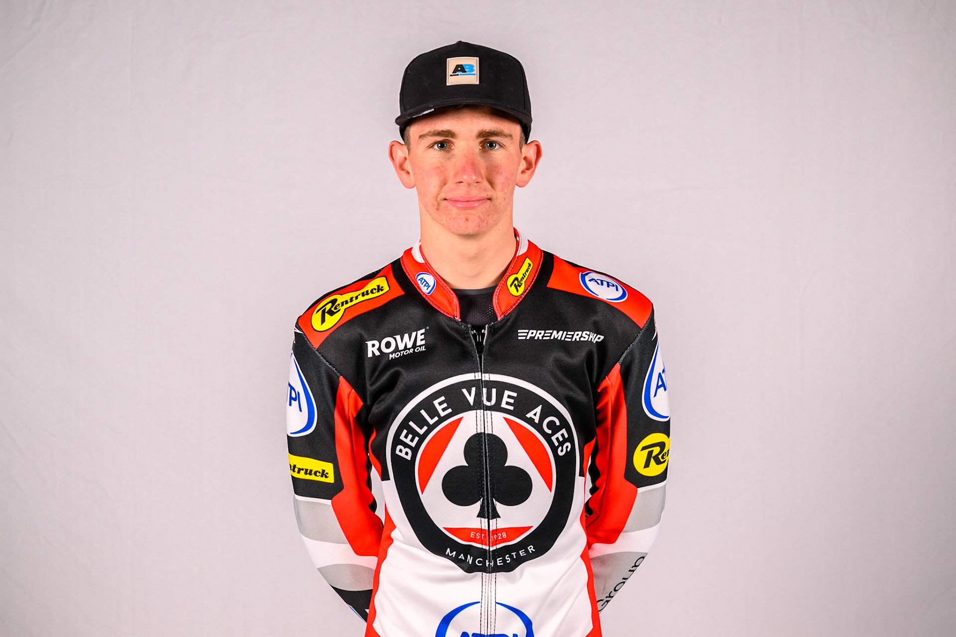Will Cairns, Rising Star Rider of Belle Vue Aces during the Belle Vue Aces Media Day at the National Speedway Stadium, Manchester on Wednesday 11th March 2026. (Photo: Ian Charles | MI News)