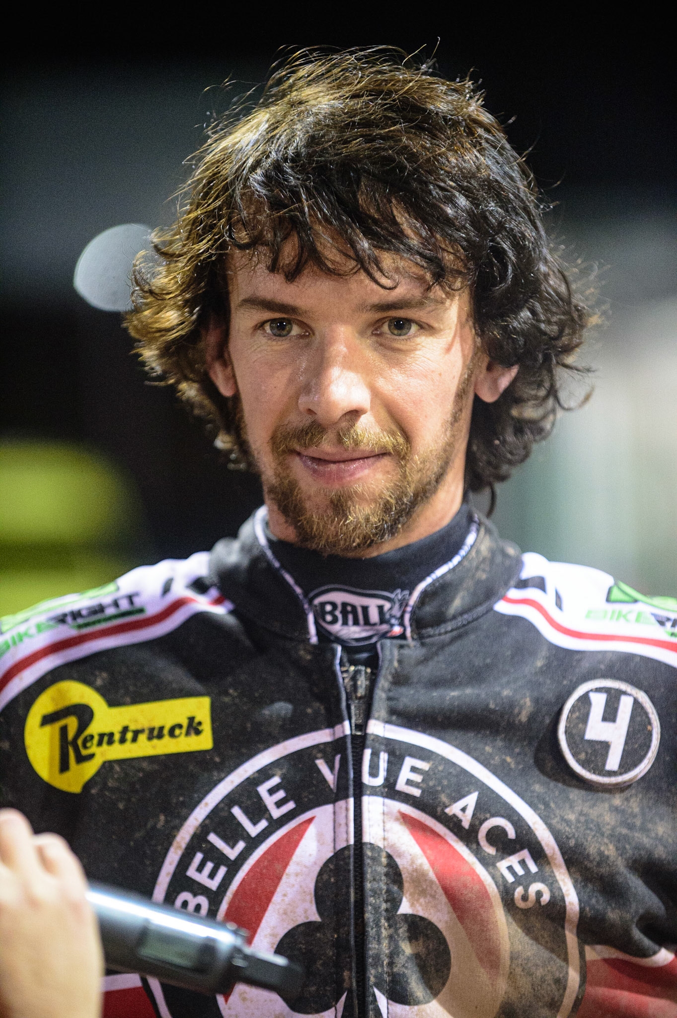 MANCHESTER, UK. OCT 7TH  Charles Wright - Belle Vue BikeRight Aces  during the SGB Premiership Play off Semi-Final Second Leg between Belle Vue Aces and Sheffield Tigers at the National Speedway Stadium, Manchester on Thursday 7th October 2021. (Credit: Ian Charles | MI News)