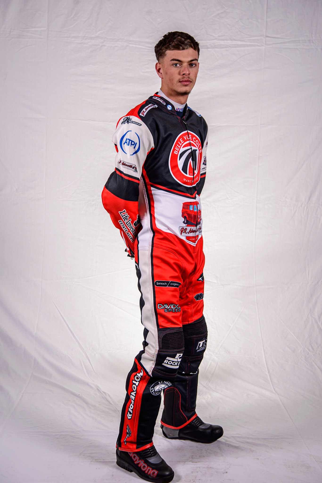 Freddy Hodder - Belle Vue Colts during the Belle Vue Aces Media Day at the National Speedway Stadium, Manchester on Wednesday 12th March 2025. (Photo: Ian Charles | MI News)f