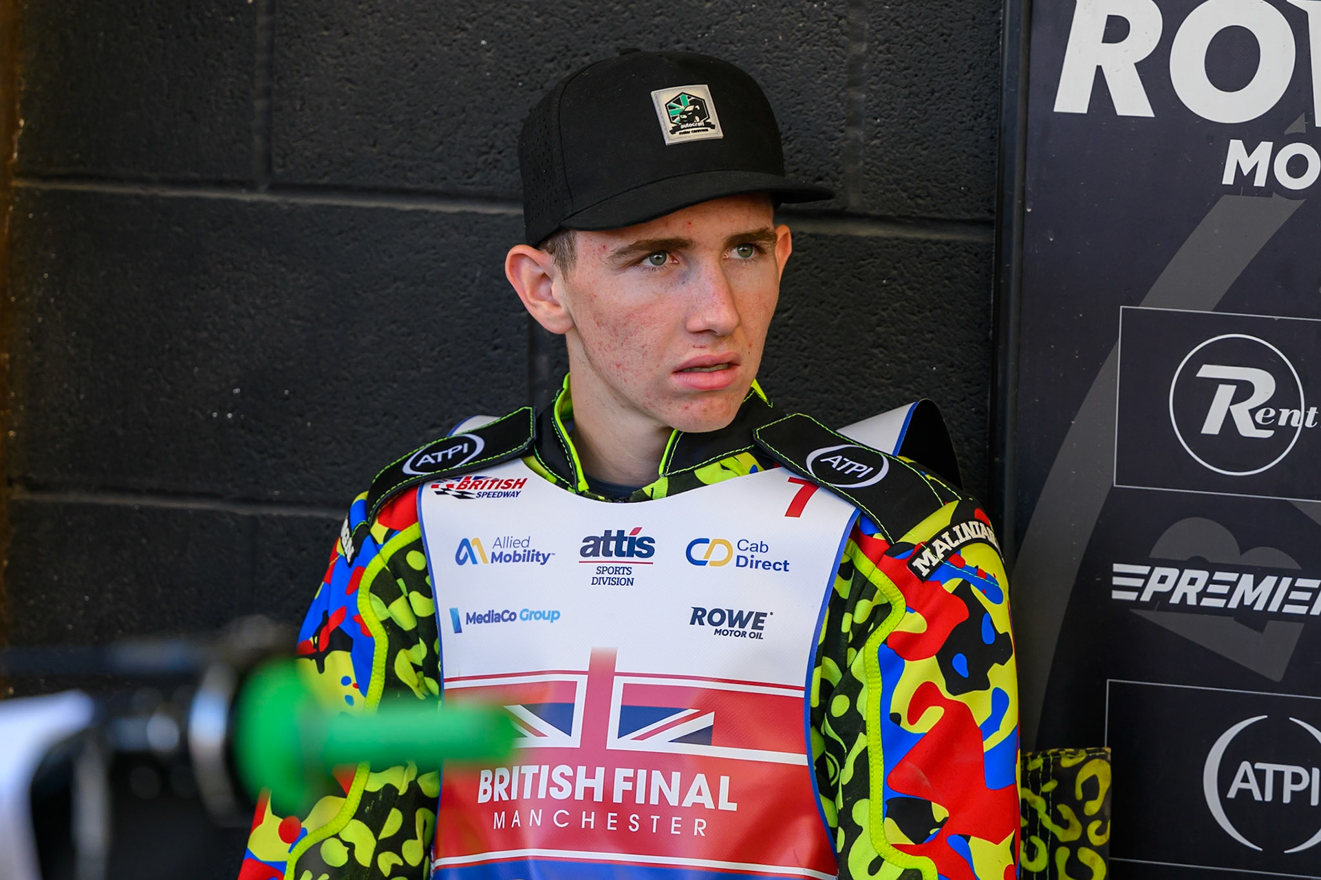 Will Cairns (7) during the Cab Direct British Speedway Championship Final at the National Speedway Stadium, Manchester on Saturday 15th August 2026. (Photo: Ian Charles | MI News)