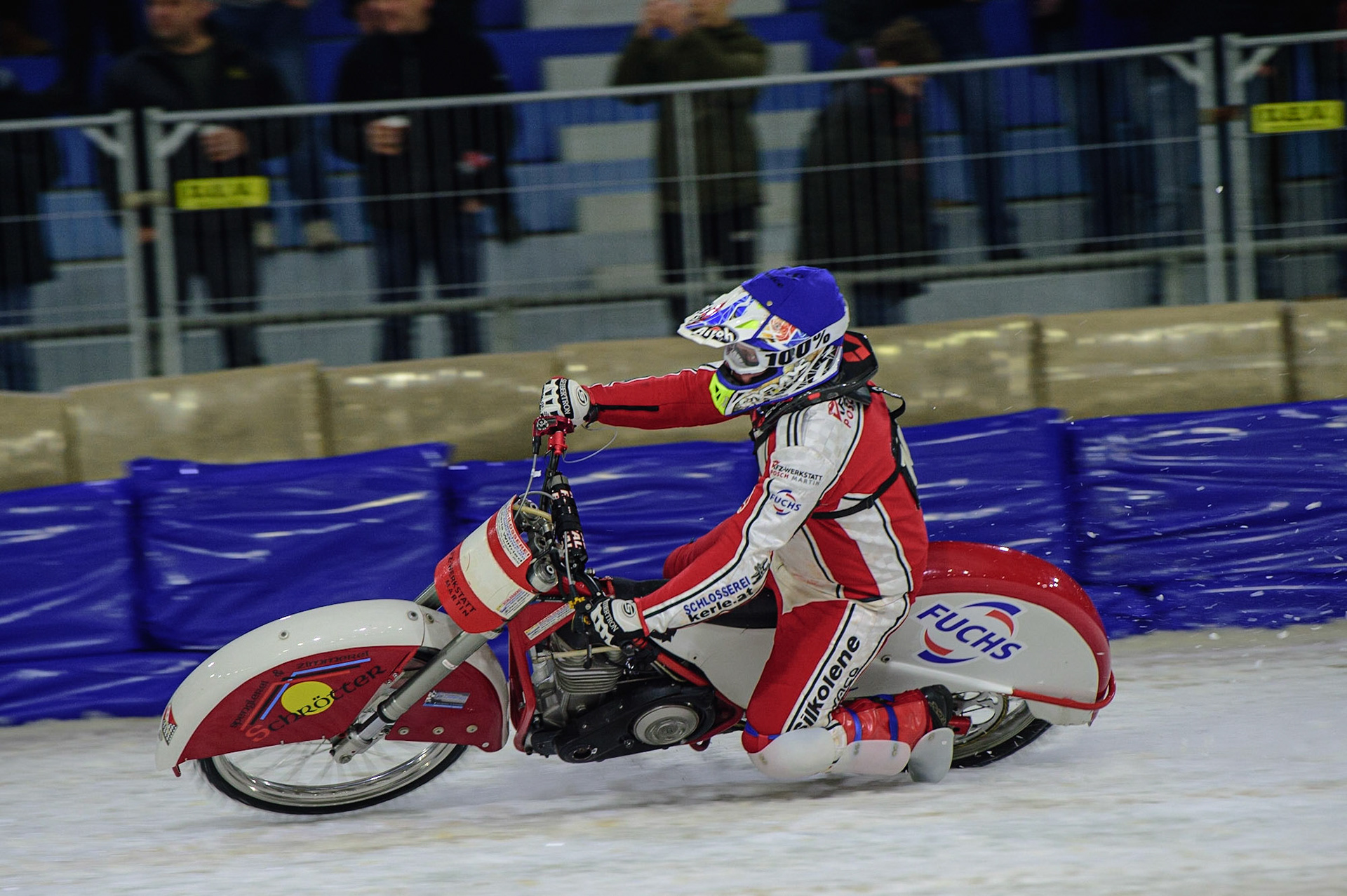 HEERENVEEN, NL. APR 1.  Kevin Arzl in action during the ROLOEF THIJS BOKAAL  at Ice Rink Thialf, Heerenveen on Friday 1st April 2022. (Credit: Ian Charles | MI News)