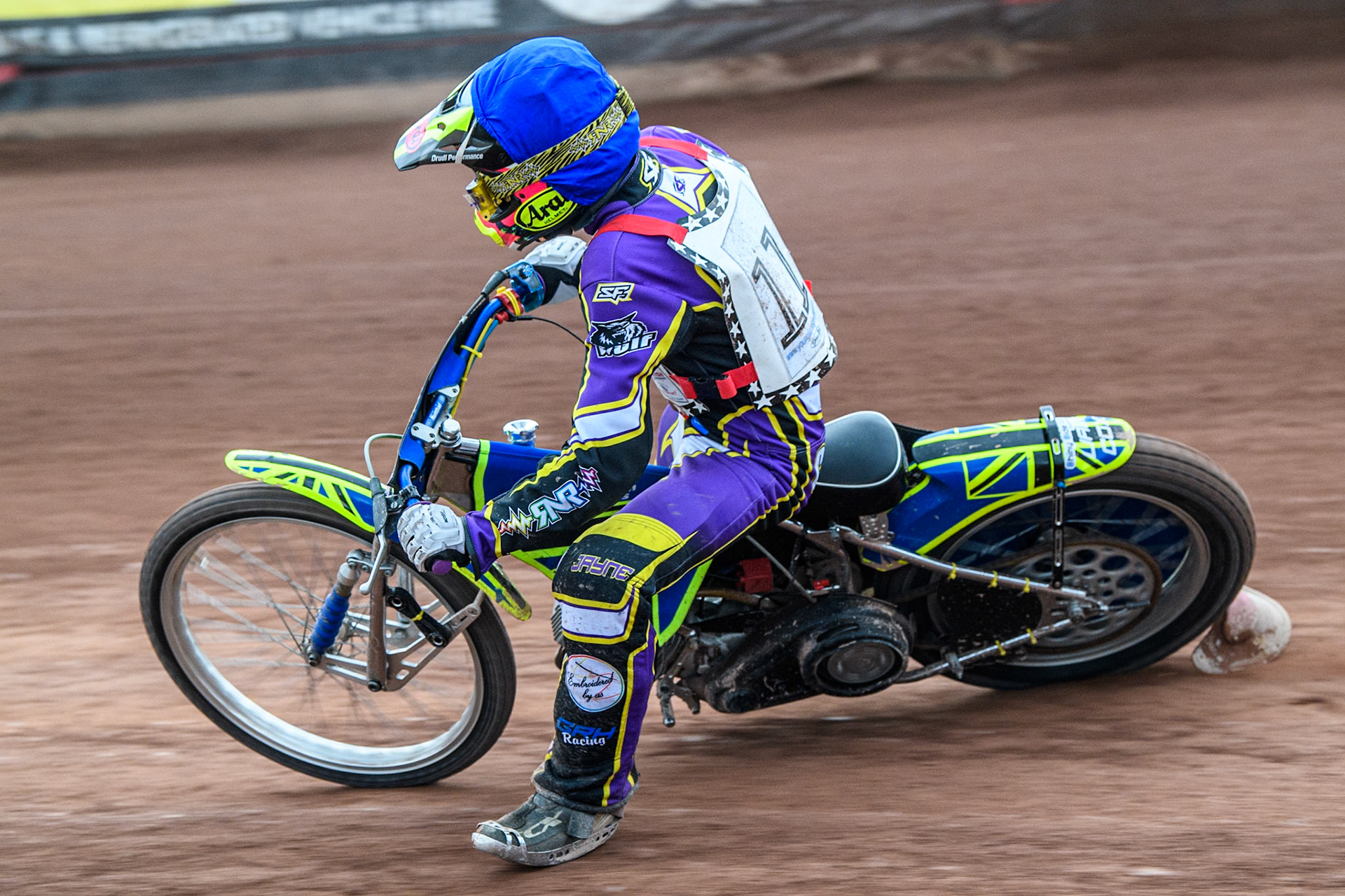 Liam Cox (500cc)   in Blue during the British Youth 500cc Championships at the National Speedway Stadium, Manchester on Friday 2nd August 2024. (Photo: Ian Charles | MI News)