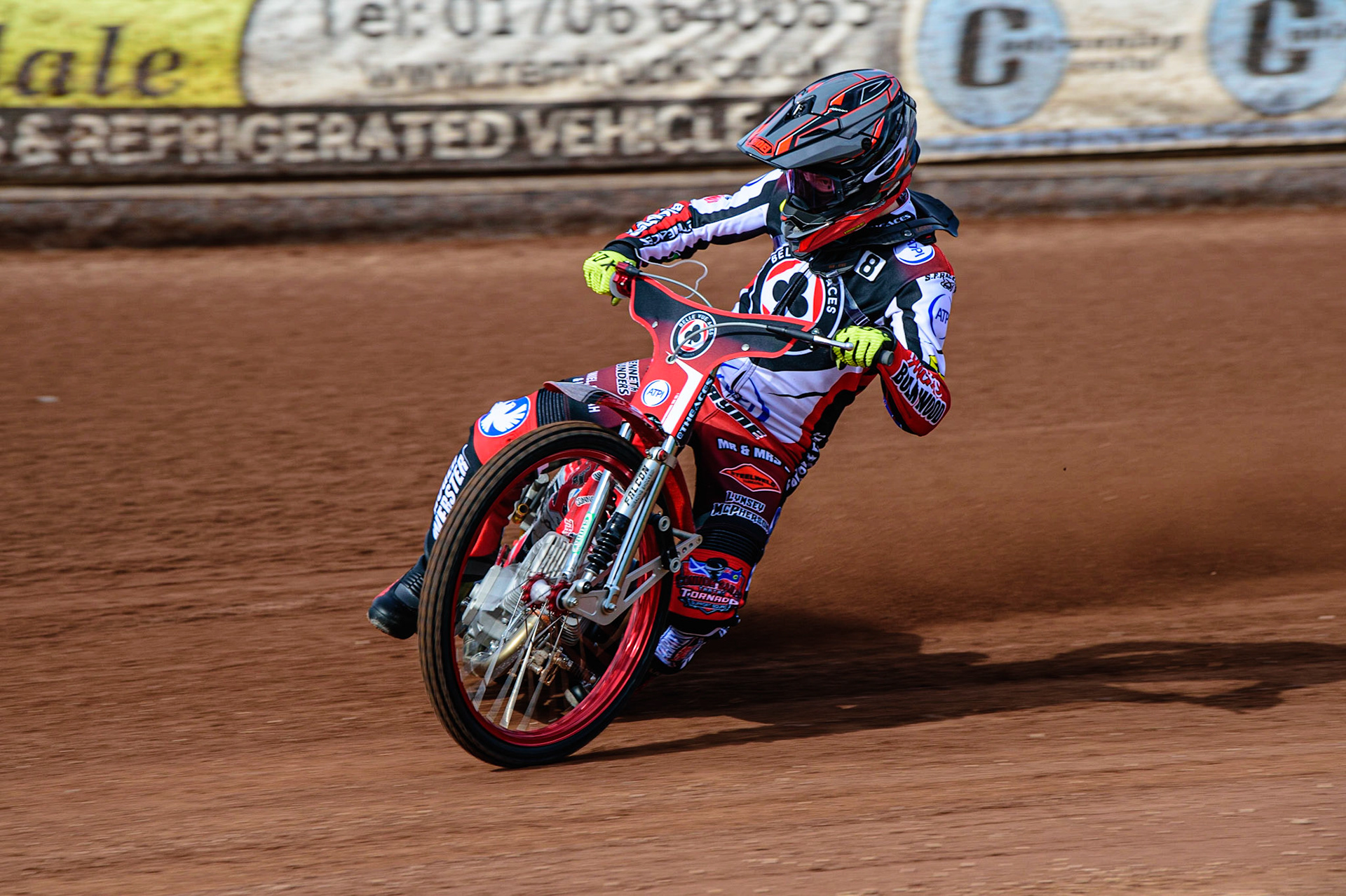 MANCHESTER, UK. MAR 14TH Connor Bailey in action during the Belle Vue Speedway Media Day at the National Speedway Stadium, Manchester on Monday 14th March 2022. (Credit: Ian Charles | MI News)