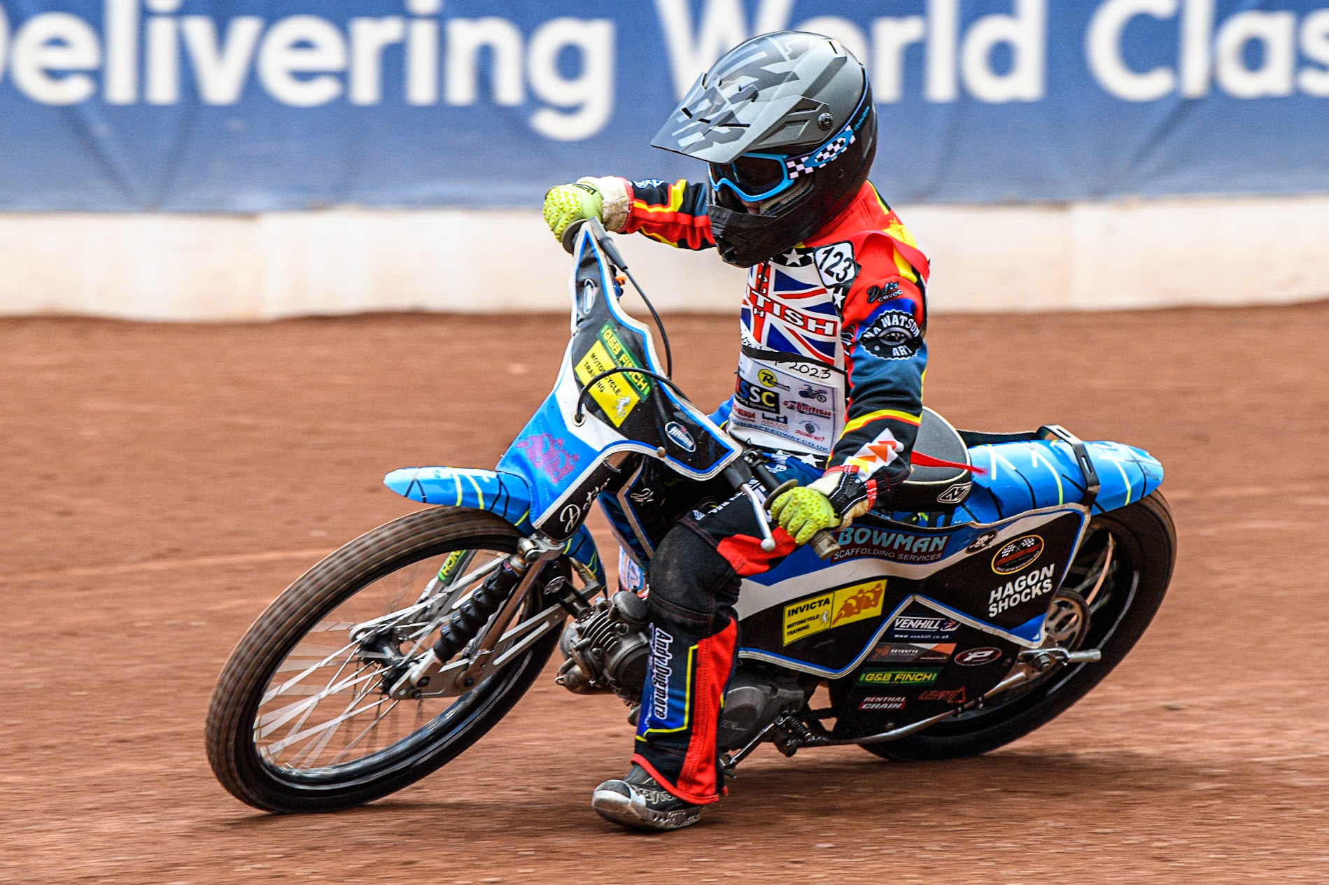 Charlie Fletcher  in action  during the British Youth Championships at the National Speedway Stadium, Manchester on Friday 12th May 2023. (Photo: Ian Charles | MI News)
