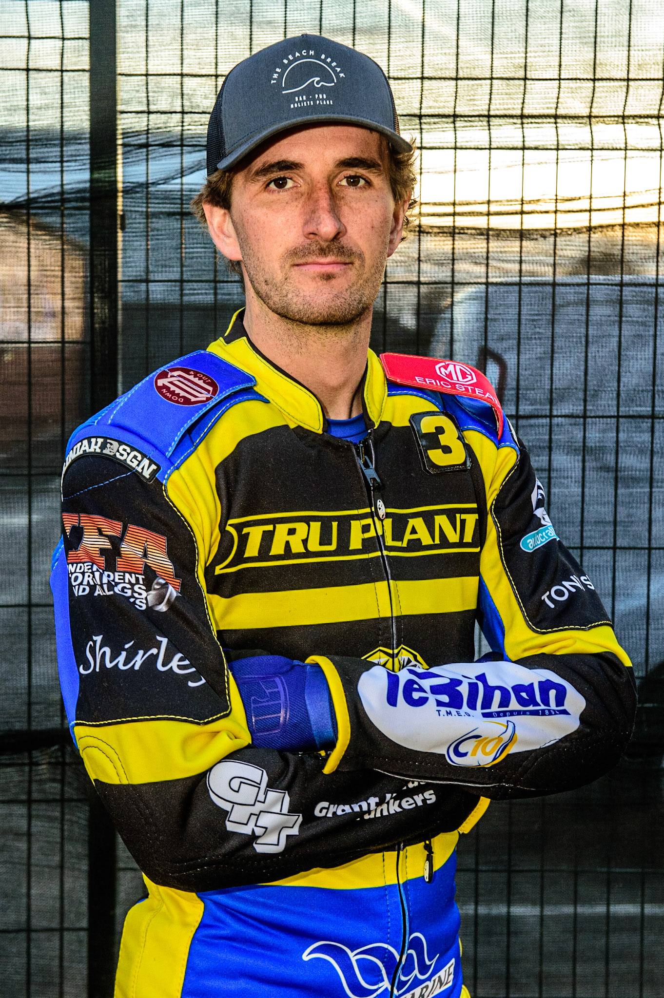 Adam Ellis  - Sheffield ‘TruPlant’ Tigers   during the SGB Premiership match between Belle Vue Aces and Sheffield Tigers at the National Speedway Stadium, Manchester on Monday 27th March 2023. (Photo: Ian Charles | MI News)