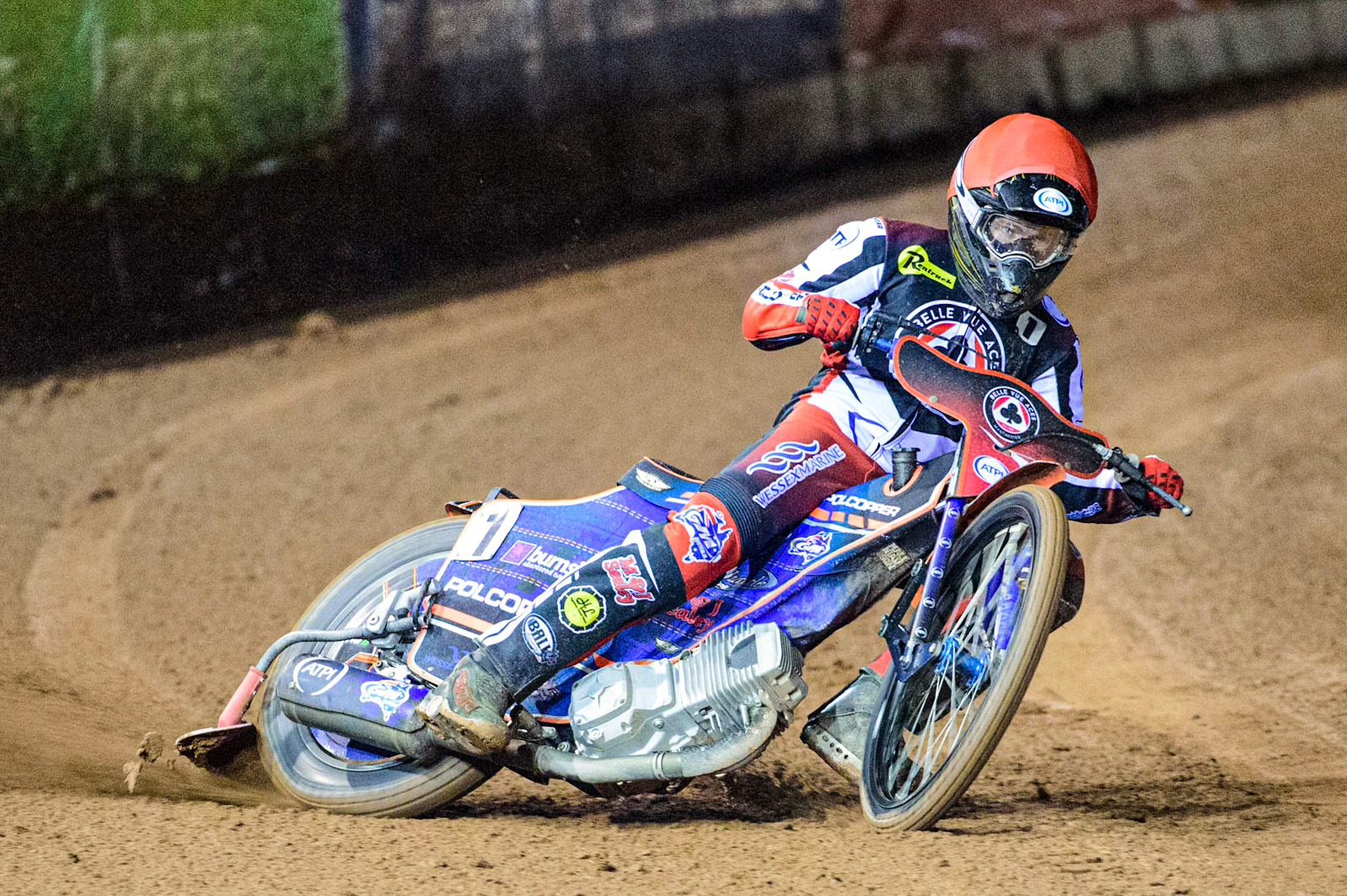 Brady Kurtz in action   during the Grant Henderson Pairs at the National Speedway Stadium, Manchester on Thursday 27th October 2022. (Credit: Ian Charles | MI NEWS)