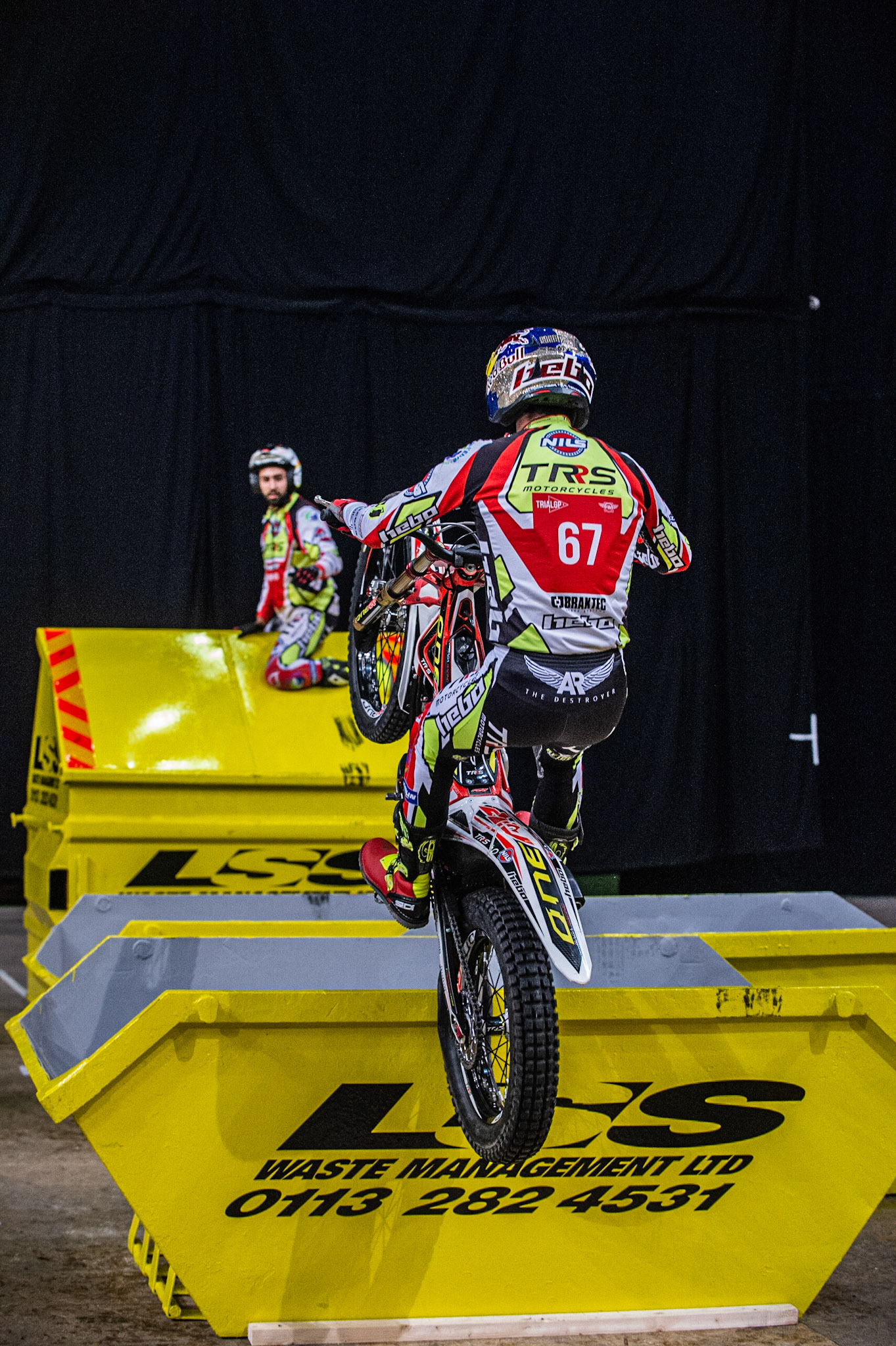 SHEFFIELD, ENGLAND  - DECEMBER 28TH   Adam Raga, Spain (TRRS) on Section 6 during the 25th Anniversary Sheffield Indoor Trial at the FlyDSA Arena, Sheffield on Saturday 28th December 2019. (Credit: Ian Charles | MI News)