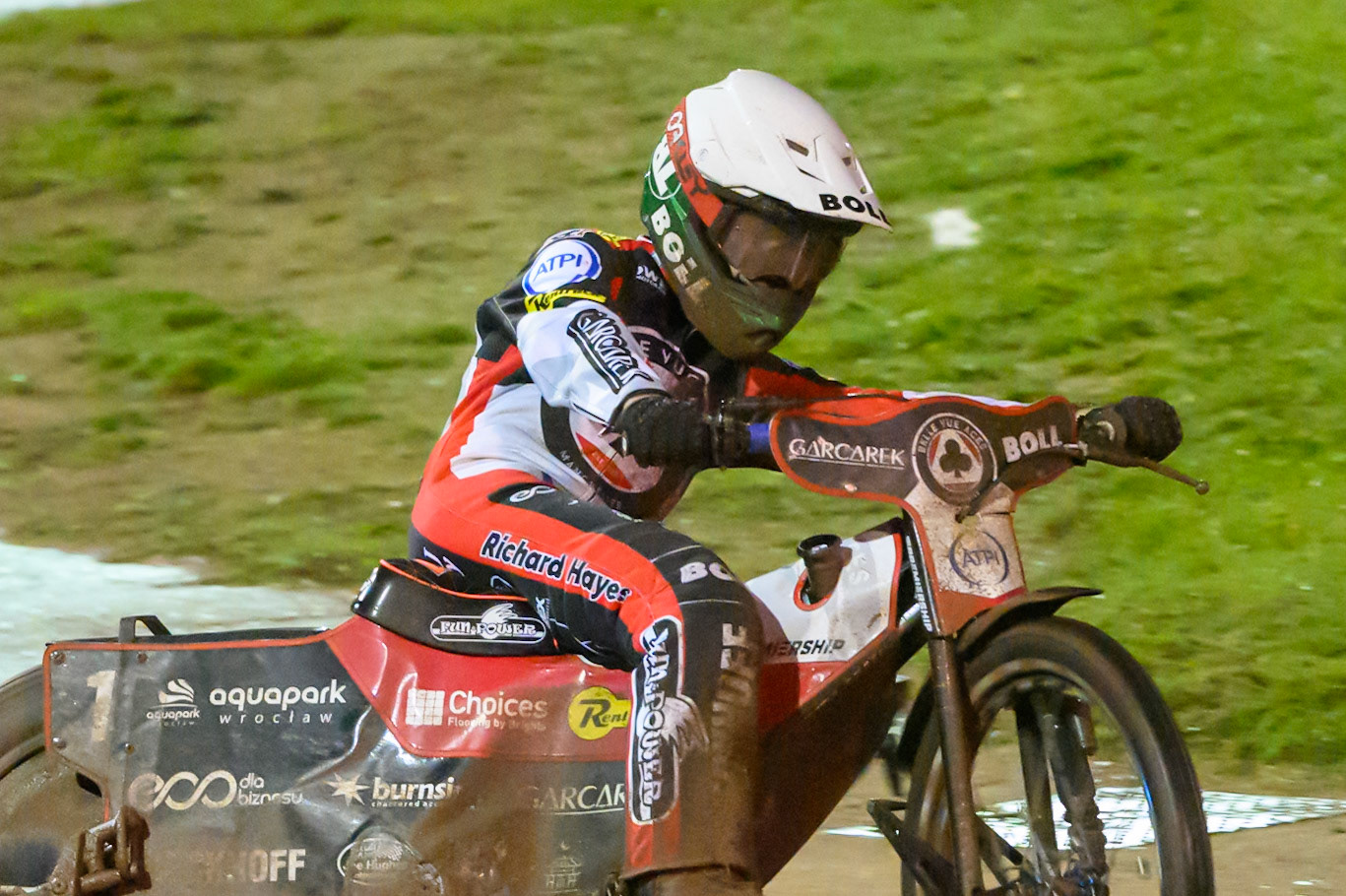 Brady Kurtz of Belle Vue Aces during the Rowe Motor Oil Premiership Grand Final 1st Leg match between Sheffield Tigers and Belle Vue Aces at Owlerton Stadium, Sheffield on Monday 12th October 2026. (Photo: Ian Charles | MI News)