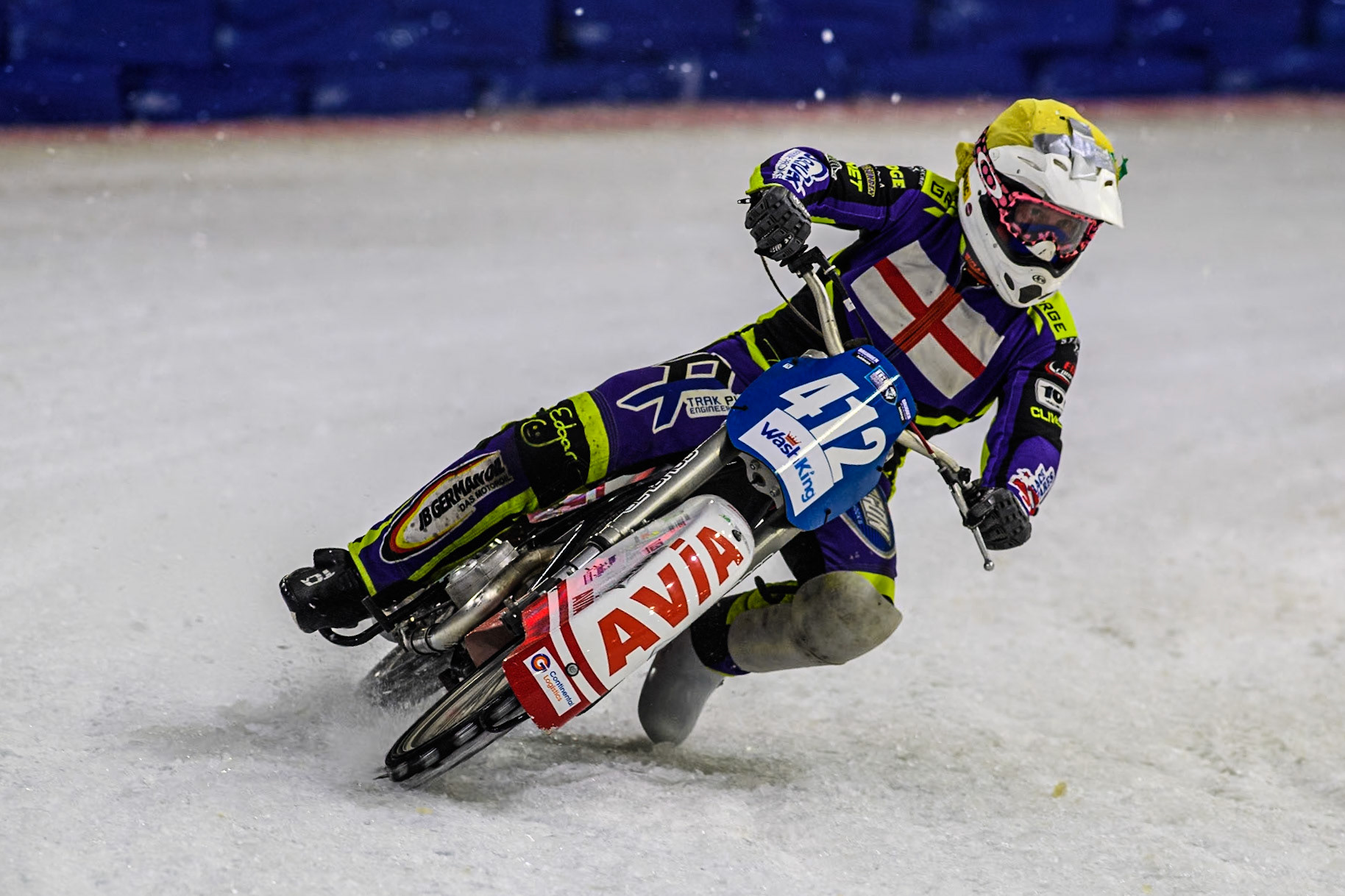 Paul Cooper of Great Britain in action during the Roelof Thijs Bokaal at Ice Rink Thialf, Heerenveen, The Netherlands on Friday 5th April 2024. (Photo: Ian Charles | MI News)