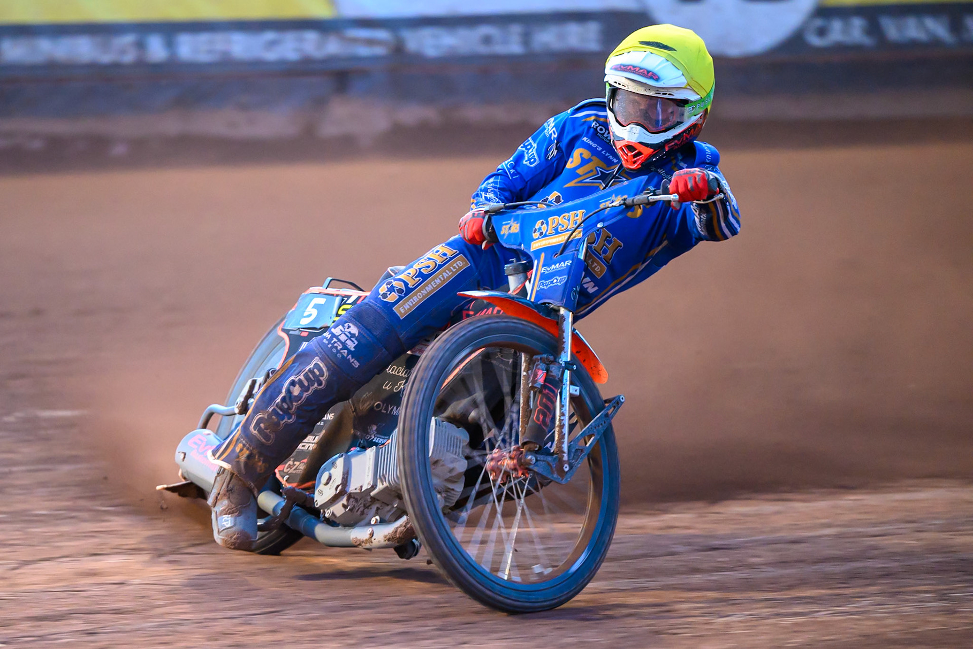 Jan Kvech of Kings Lynn Stars in action during the Rowe Motor Oil Premiership match between Belle Vue Aces and King's Lynn Stars at the National Speedway Stadium, Manchester on Monday 10th August 2026. (Photo: Ian Charles | MI News)