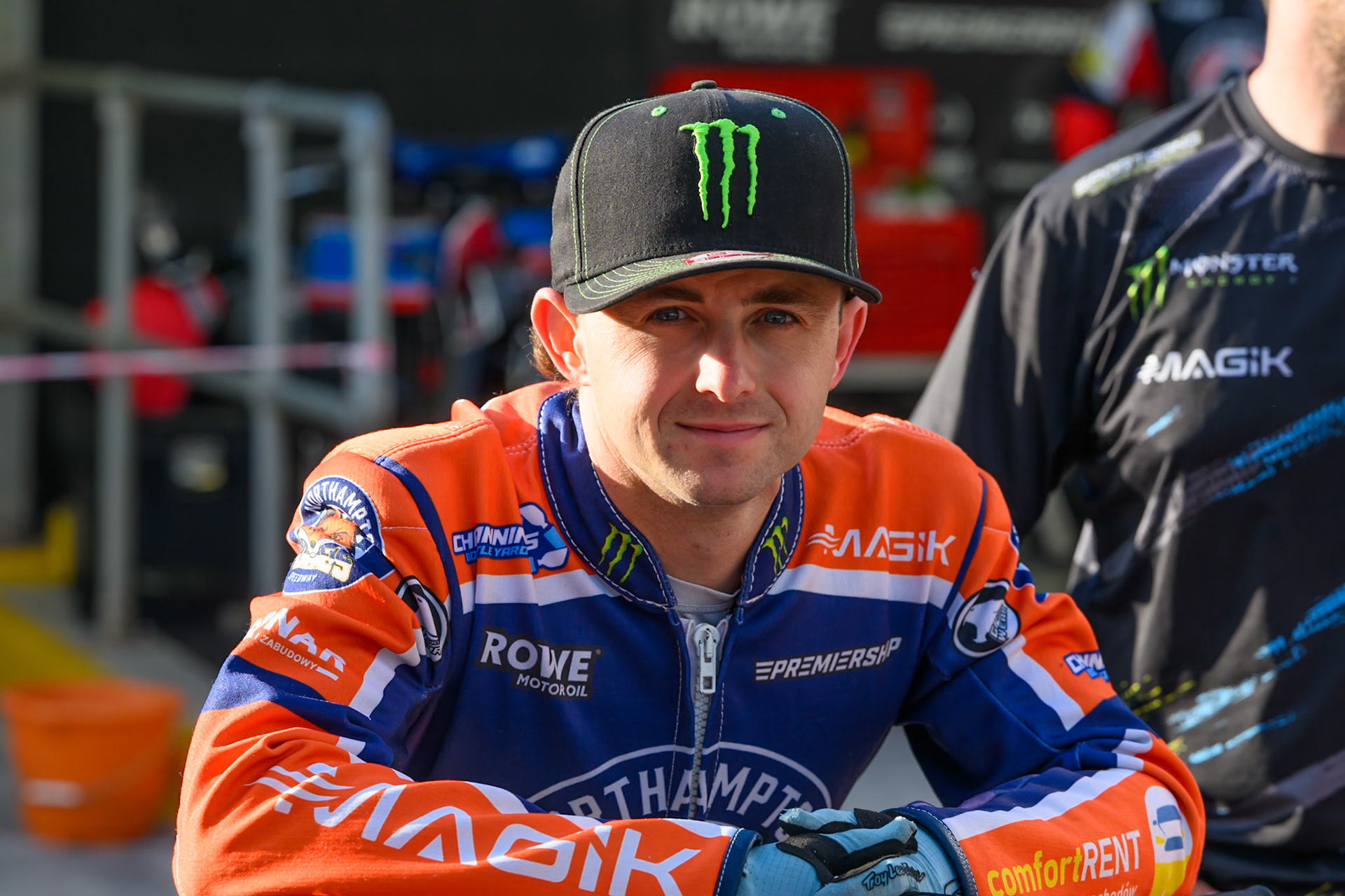 Jaimon Lidsey of Northampton Foxes during the Rowe Motor Oil Premiership match between Belle Vue Aces and Northampton Foxes at the National Speedway Stadium, Manchester on Monday 13th July 2026. (Photo: Ian Charles | MI News)