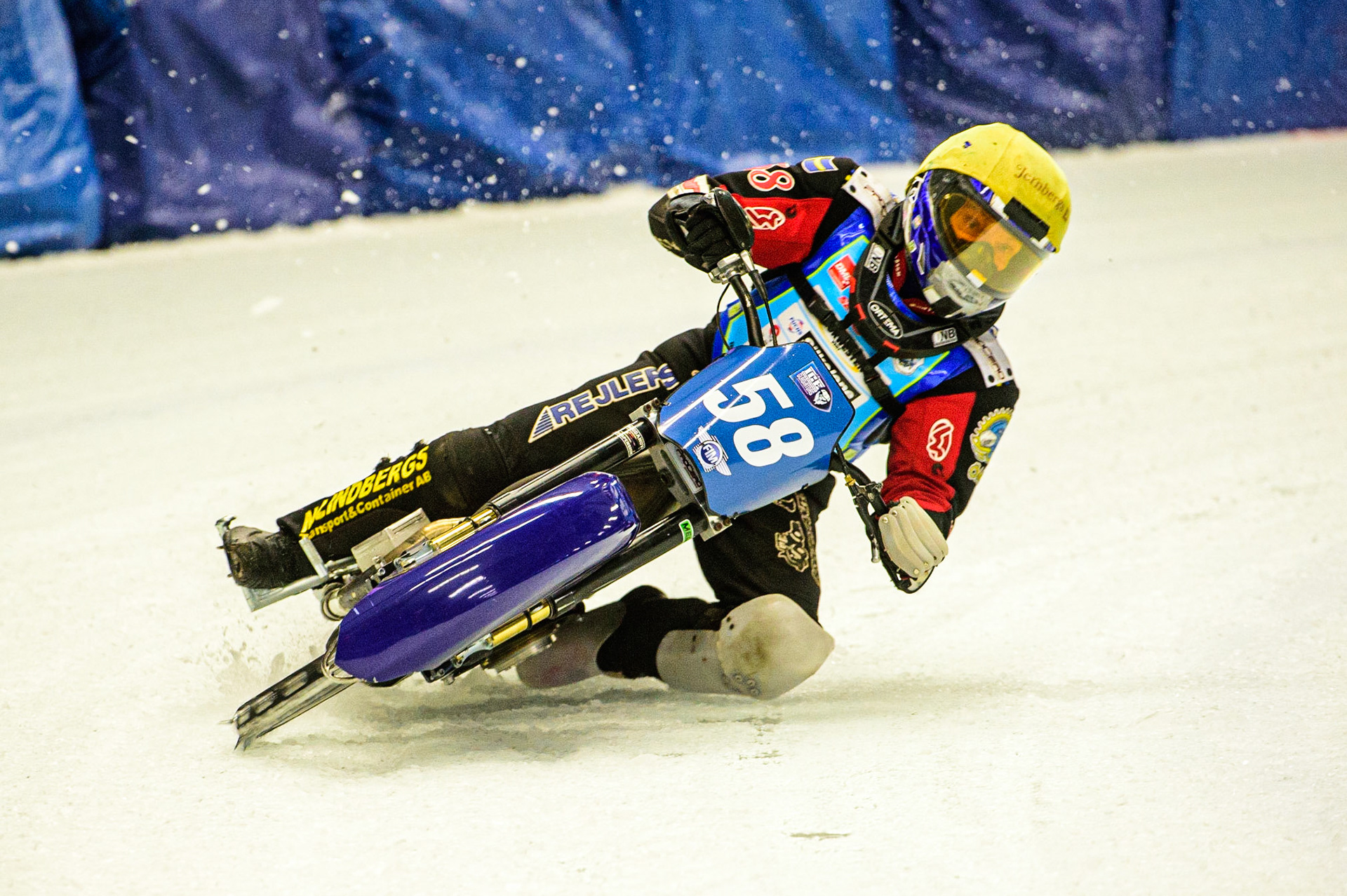 Stefan Svensson in action during the Race of Legends at the Max-Aicher-Arena, Inzell on Friday 17th March 2023. (Photo: Ian Charles | MI News)